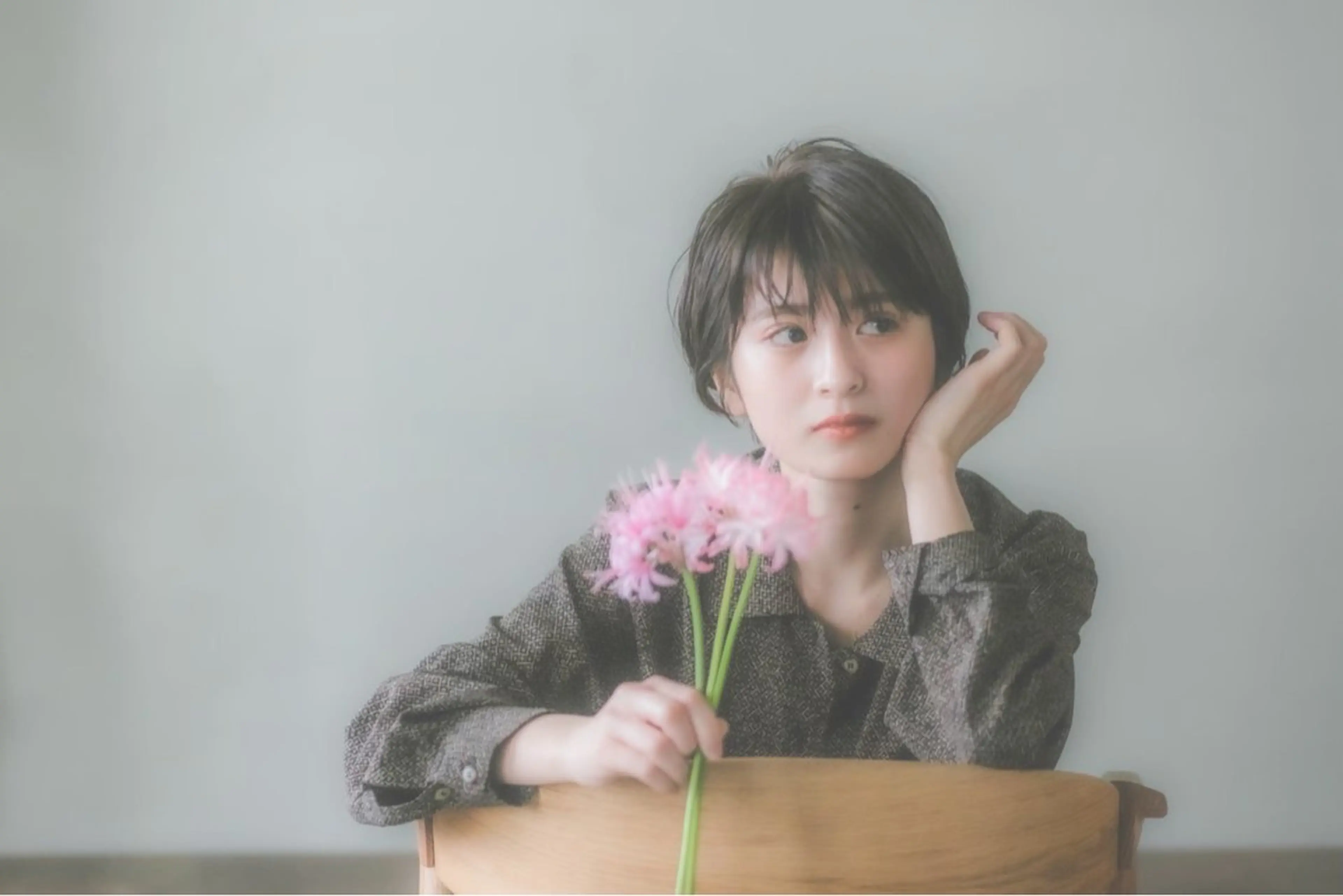 ショート カラー 透明感カラー 🪻花屋併設🪻秀島 有紀のヘアスタイル