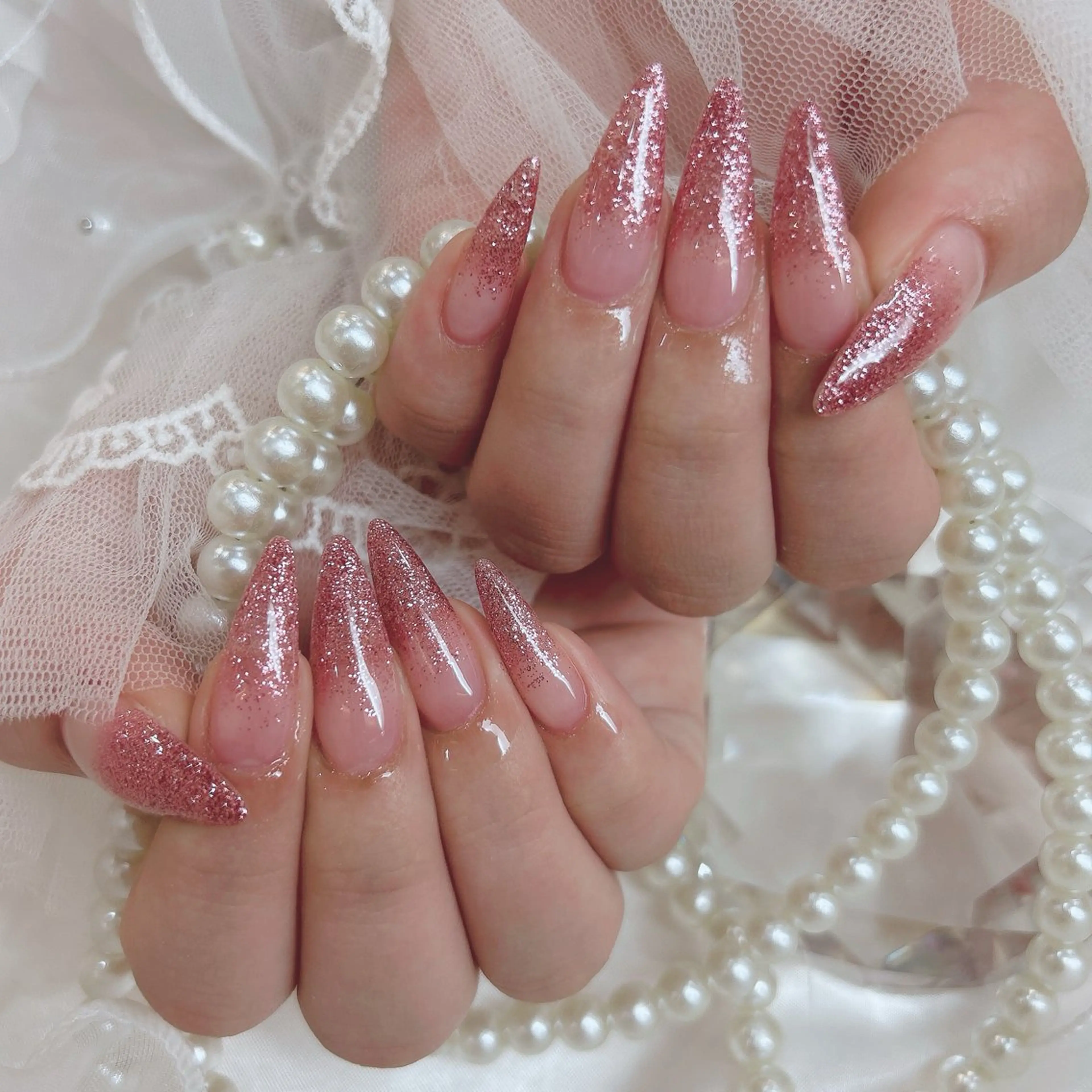 ロング nail .icのネイルデザイン