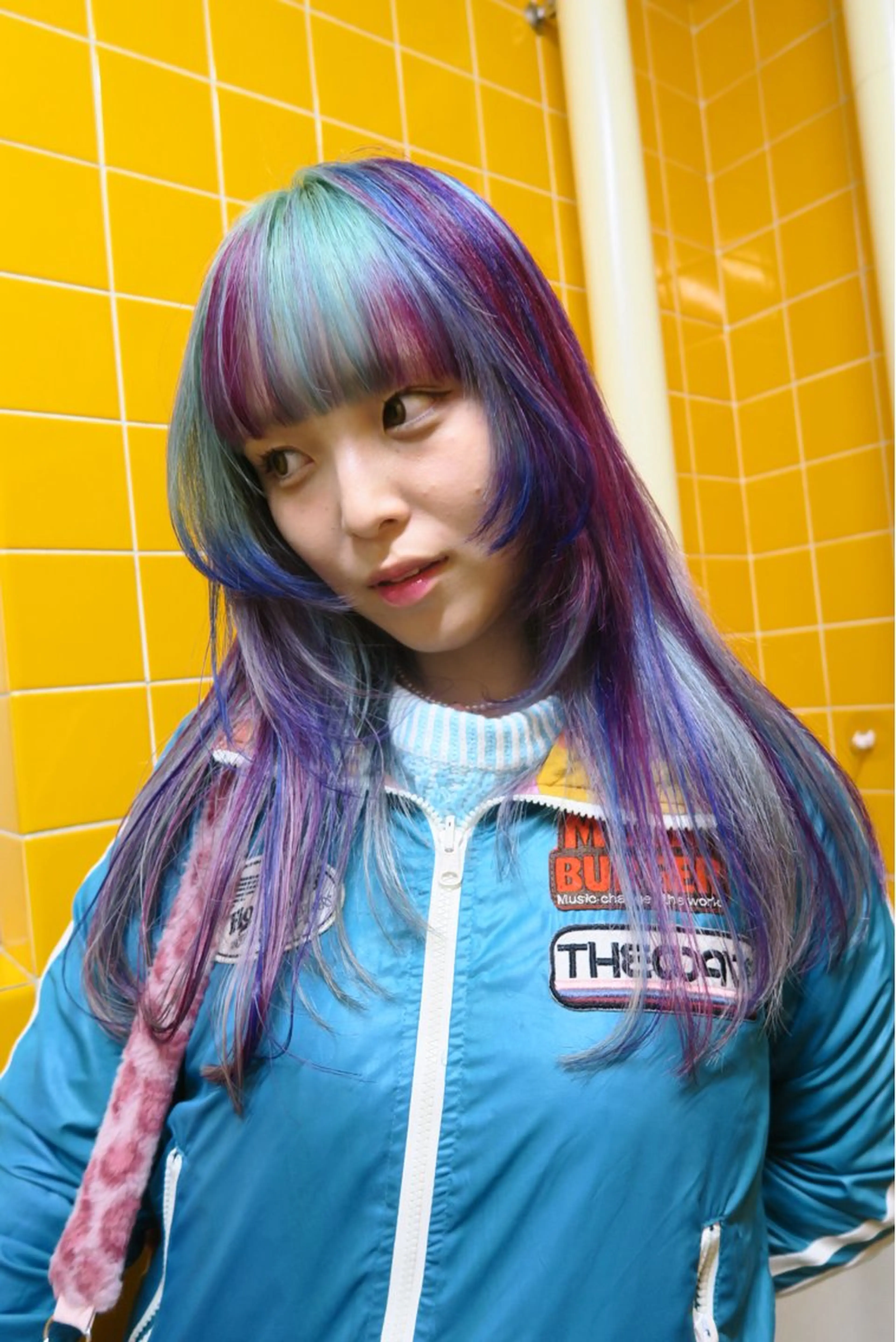 カラー ハイライトカラー ユニコーンカラー Nakamura Manaのヘアスタイル