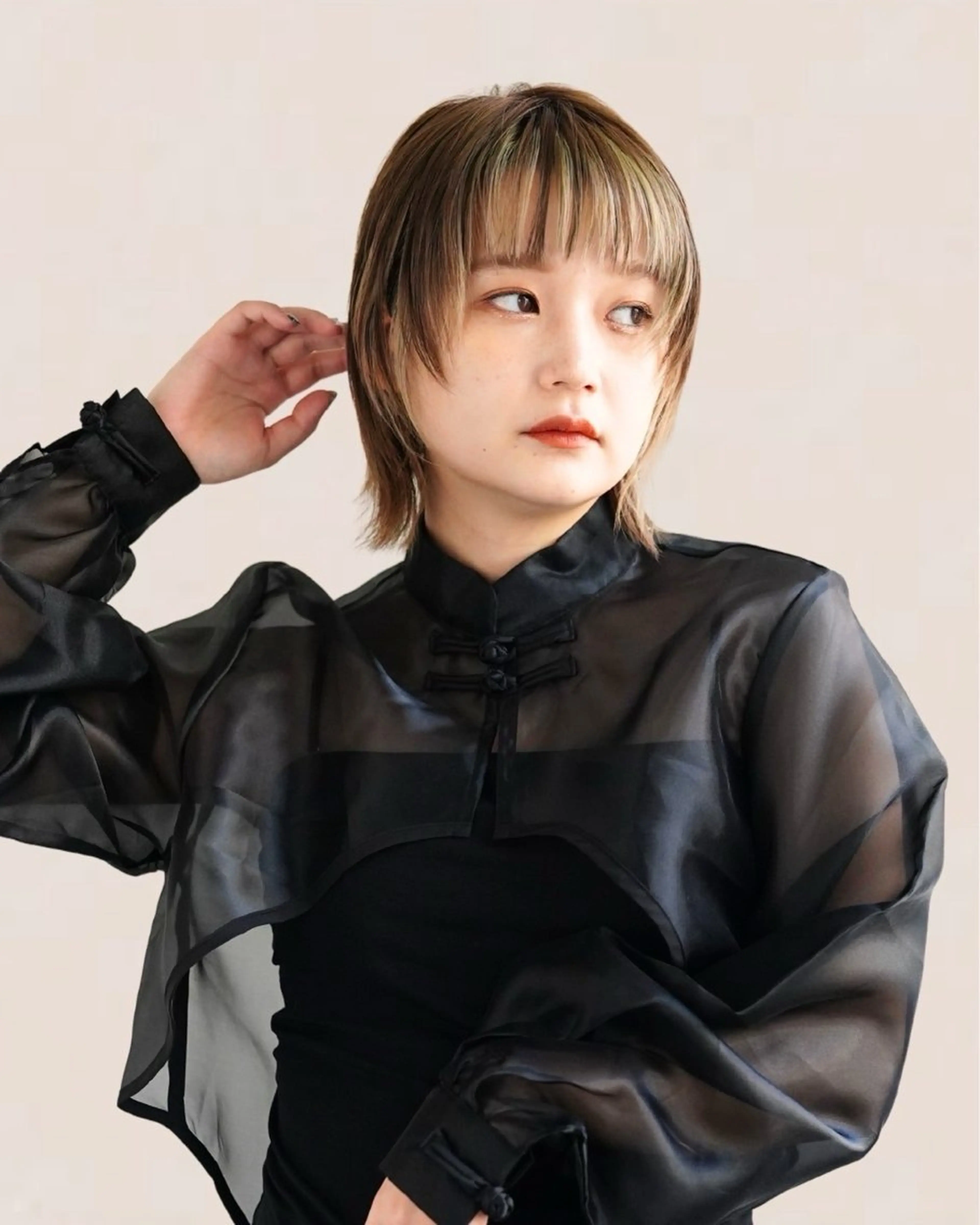 ショート カラー 銀座⚜️【脱白髪染め 美髪矯正】トグチのヘアスタイル