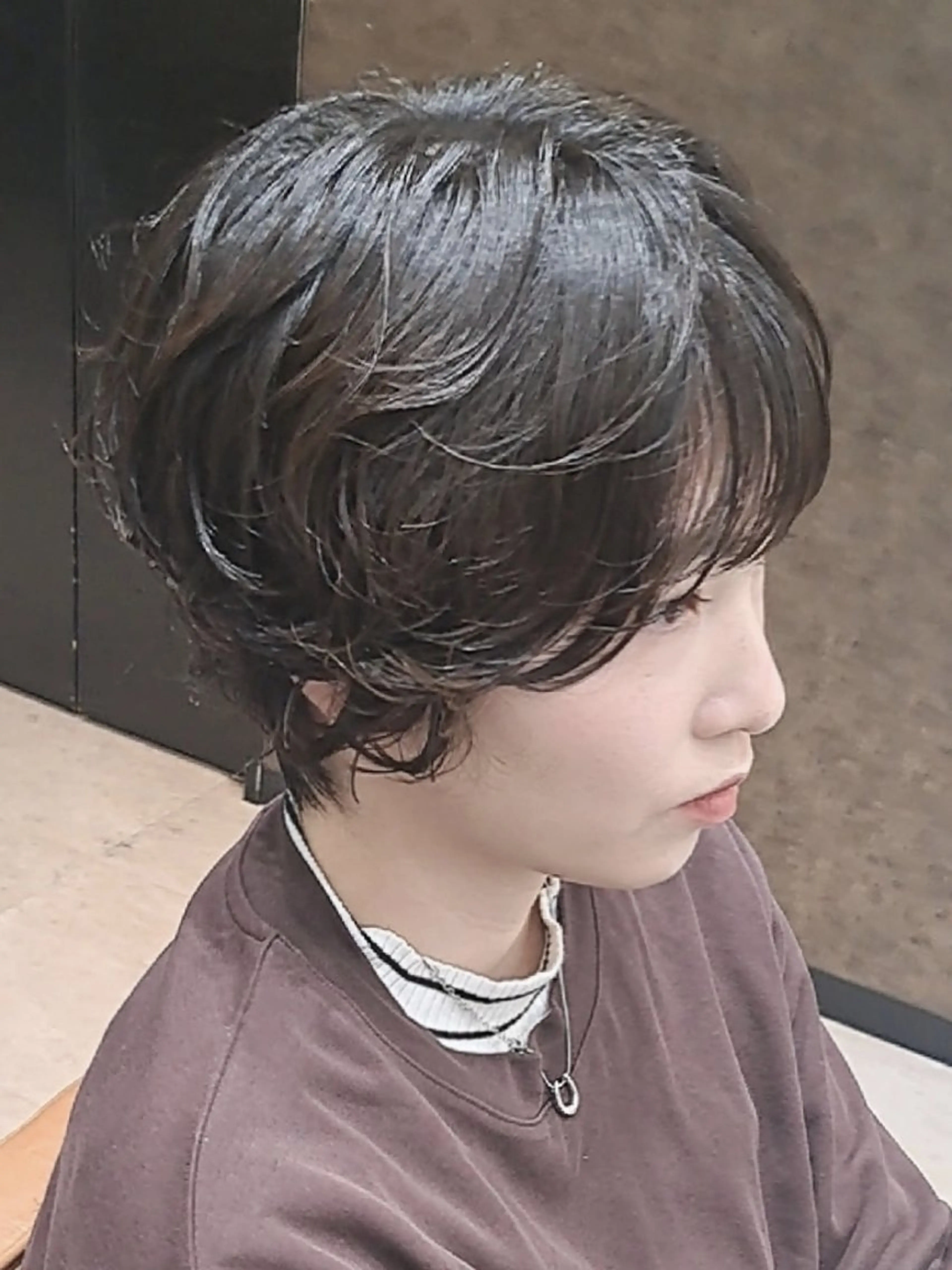 ショート カット パーマ 関口 知佳のヘアスタイル