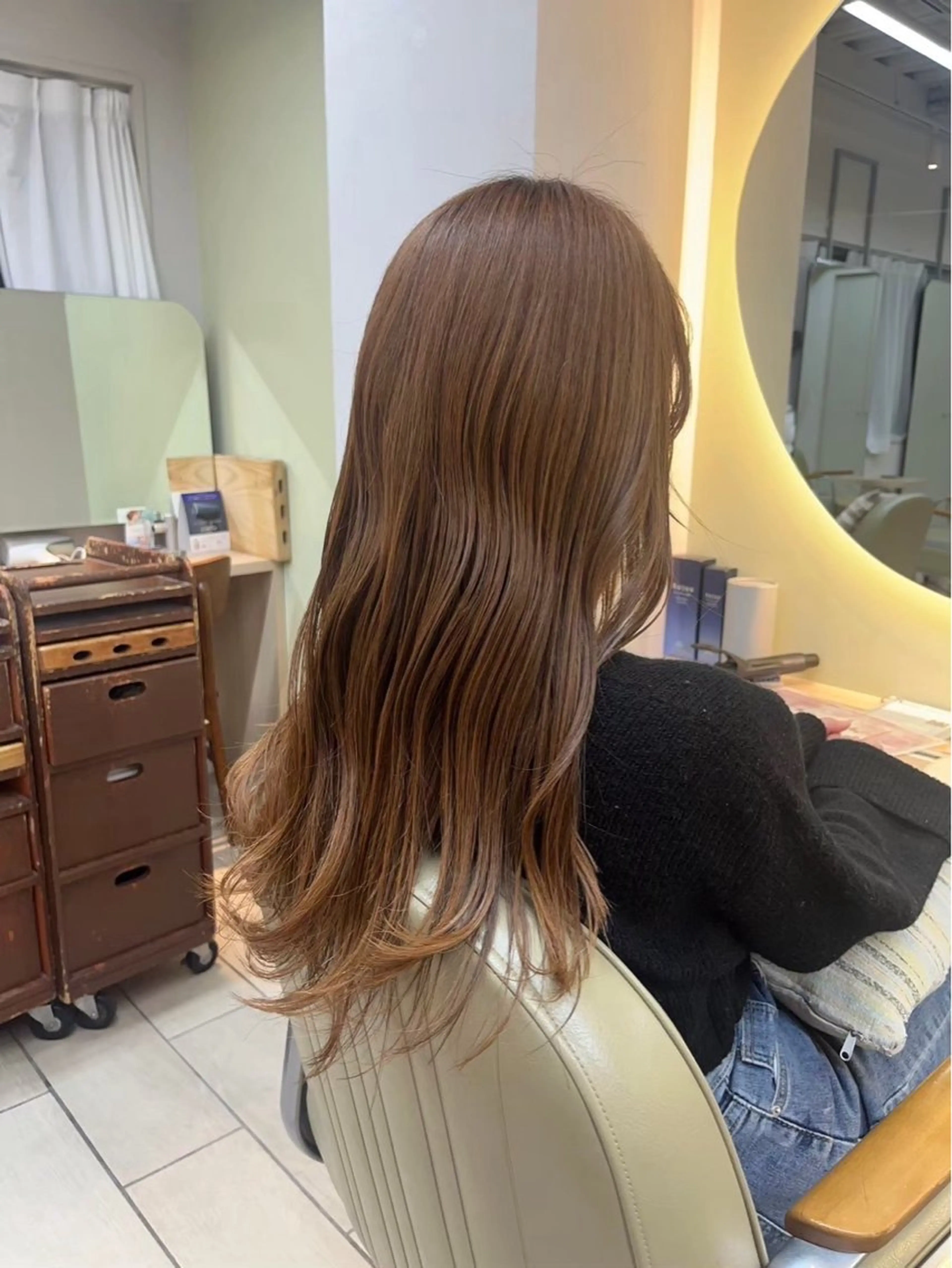 ロング カラー ベージュカラー 透明感カラー 韓国風カラー ラベンダーカラー ラベンダーピンク ヘアカラー Lian Tokyo所属・樋口 将輝のヘアスタイル