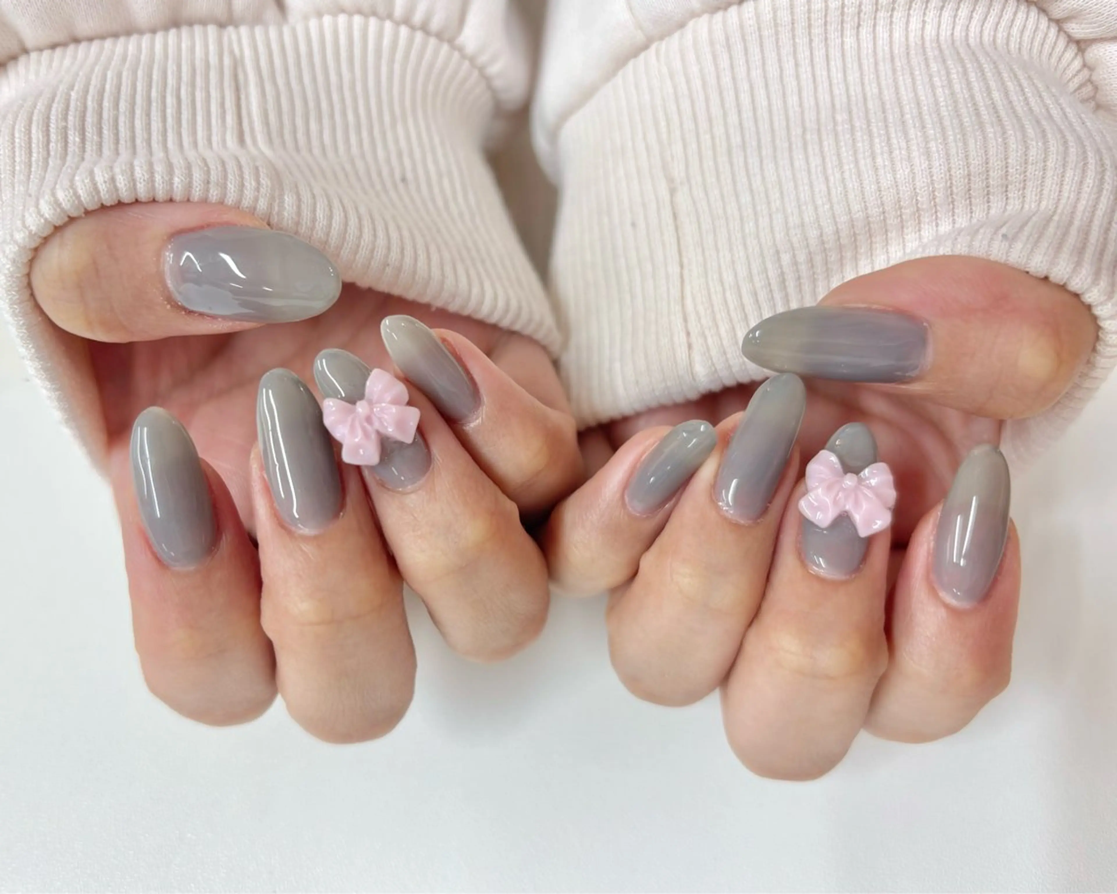 ネイル ロングネイル ワンカラーネイル シンプルネイル ハンドネイル Hübsch所属・Sakura Hのネイルデザイン