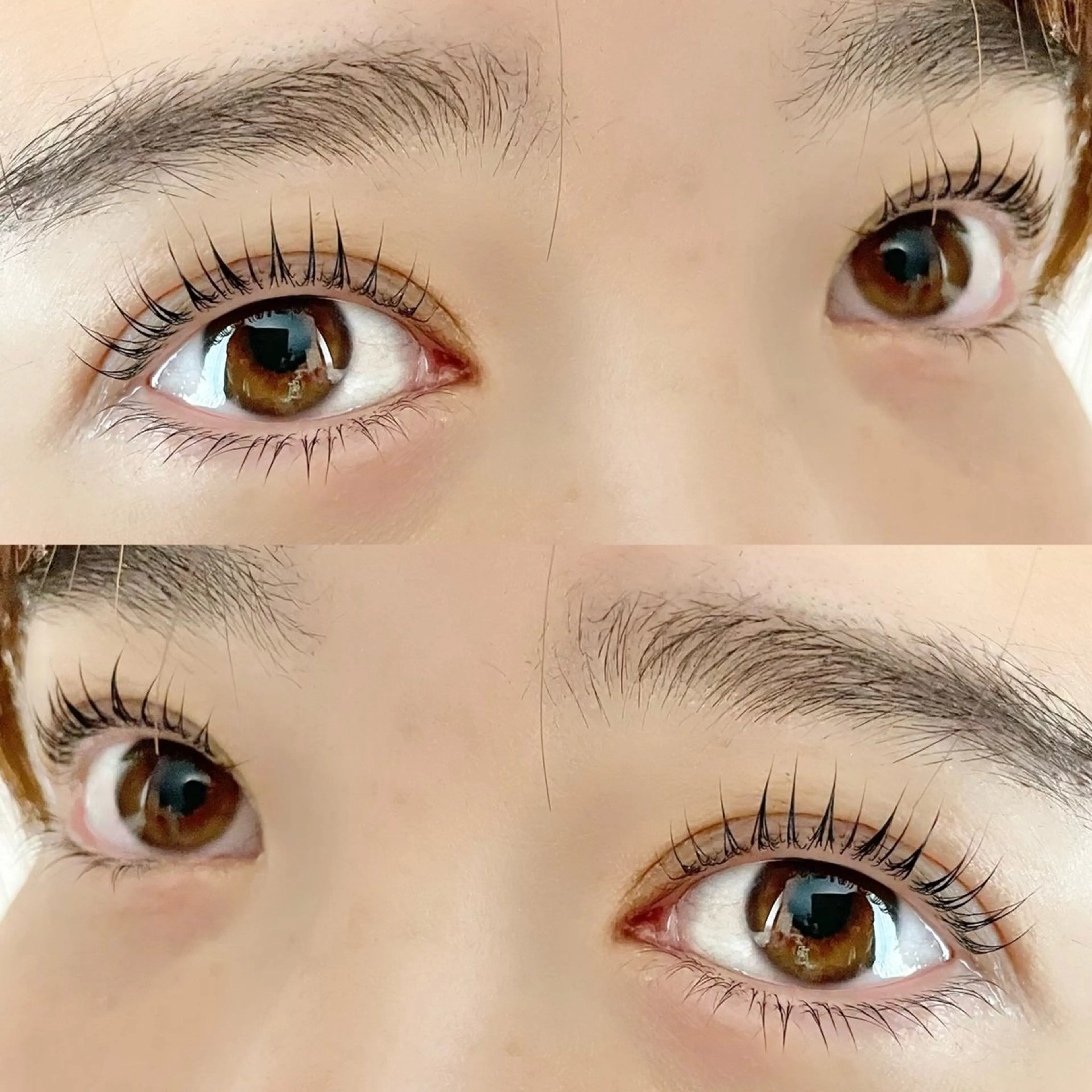 マツエク・マツパ フラットラッシュ ナチュラル パリジェンヌラッシュリフト まつげパーマ 下まつげエクステ マツパ 💕丸島 夏名🐰🍀のマツエク・マツパデザイン