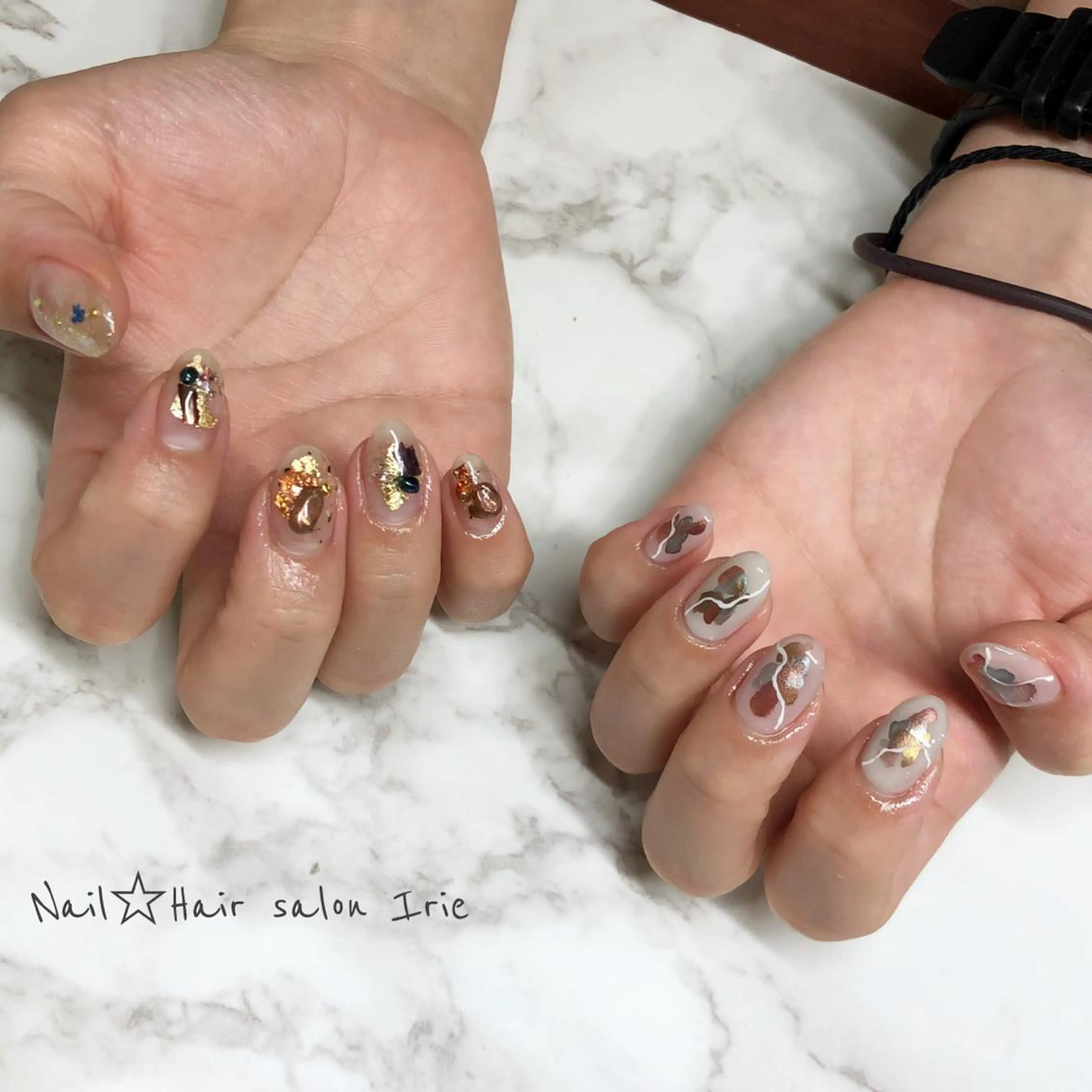 ネイル ハンドネイル Hair salon Irie所属・與儀 知佳のネイルデザイン