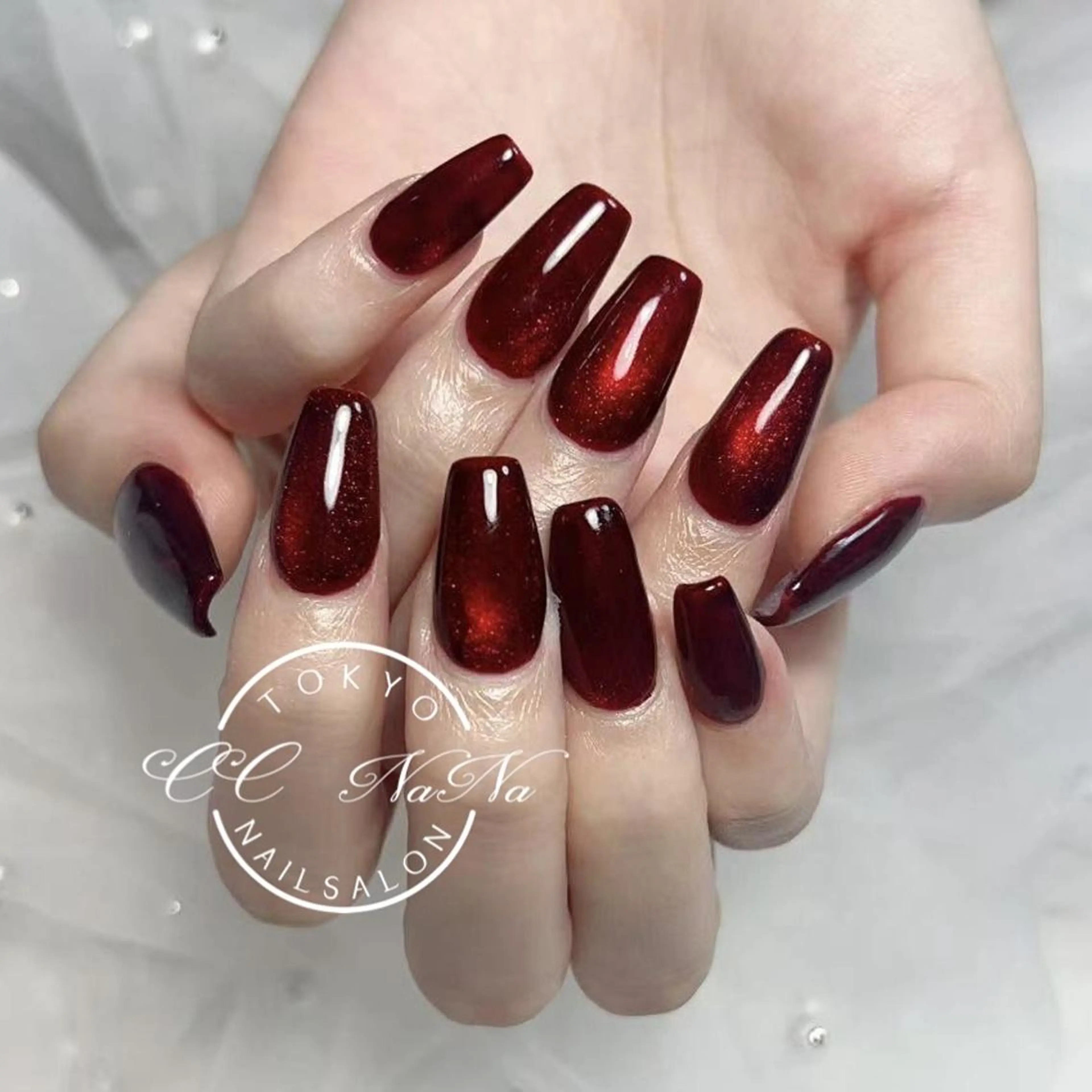 ネイル ハンドネイル 💎CC・NaNa 韓国風ネイル🌙Cのネイルデザイン