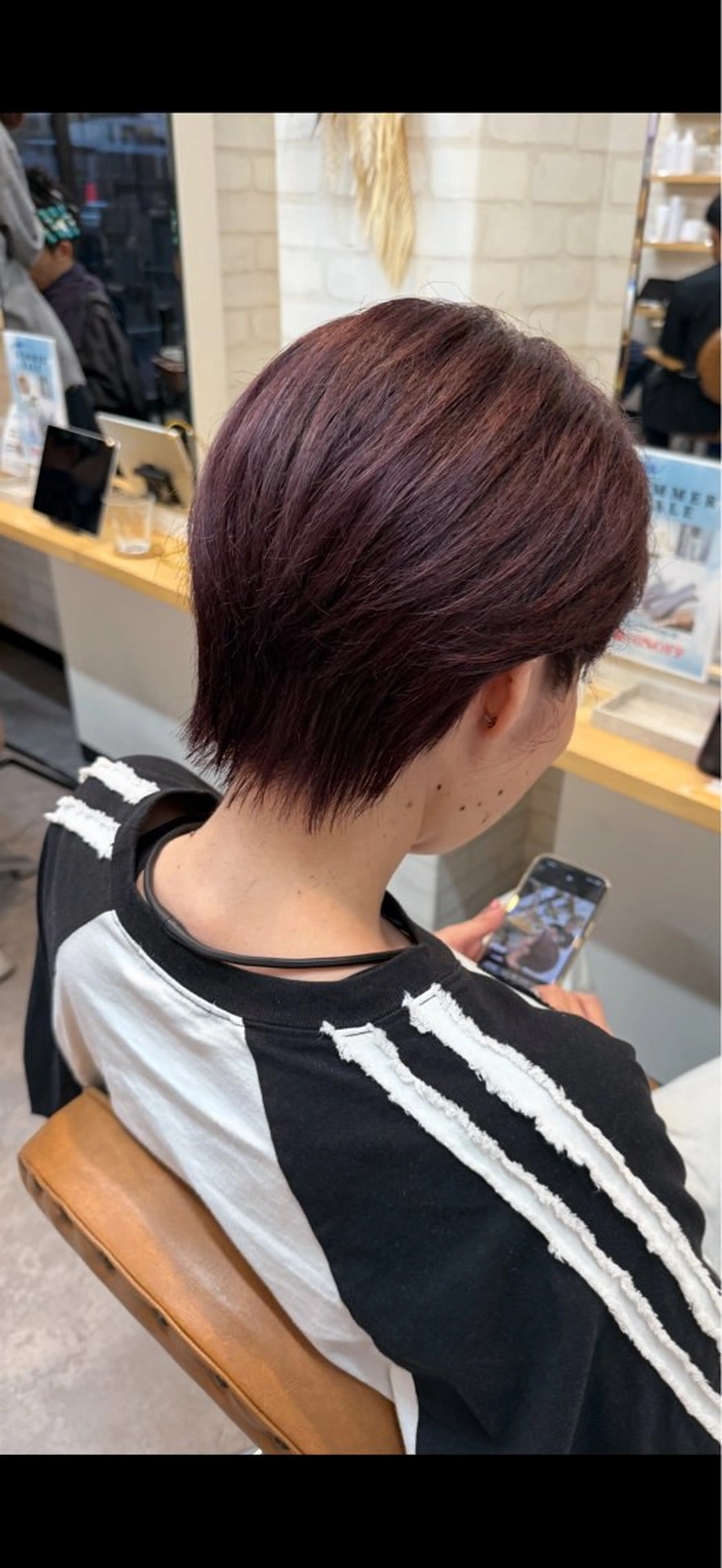 ショート 谷口 瑠南のヘアスタイル