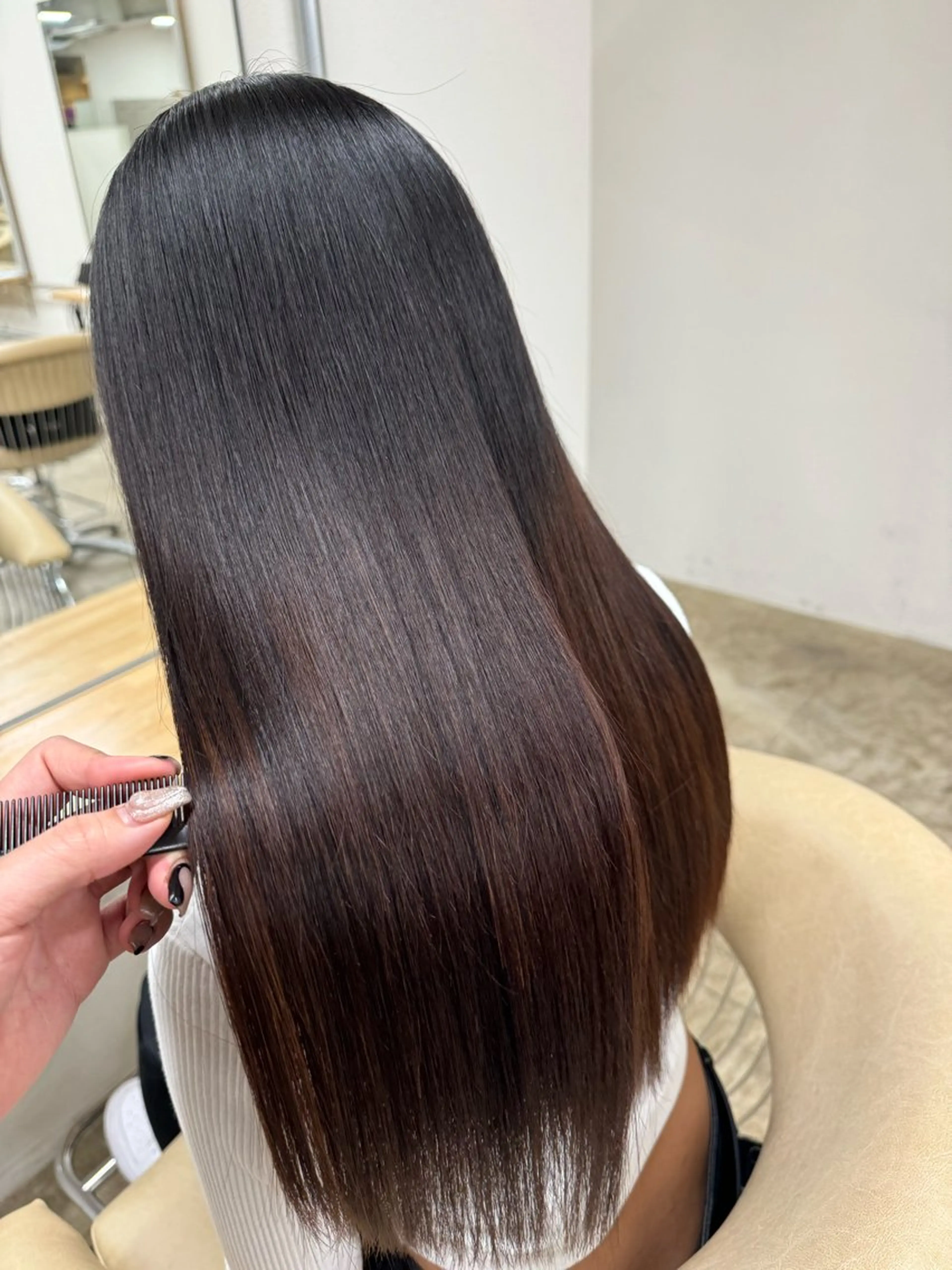 ロング 髪質改善 トリートメント fand / HINAのヘアスタイル