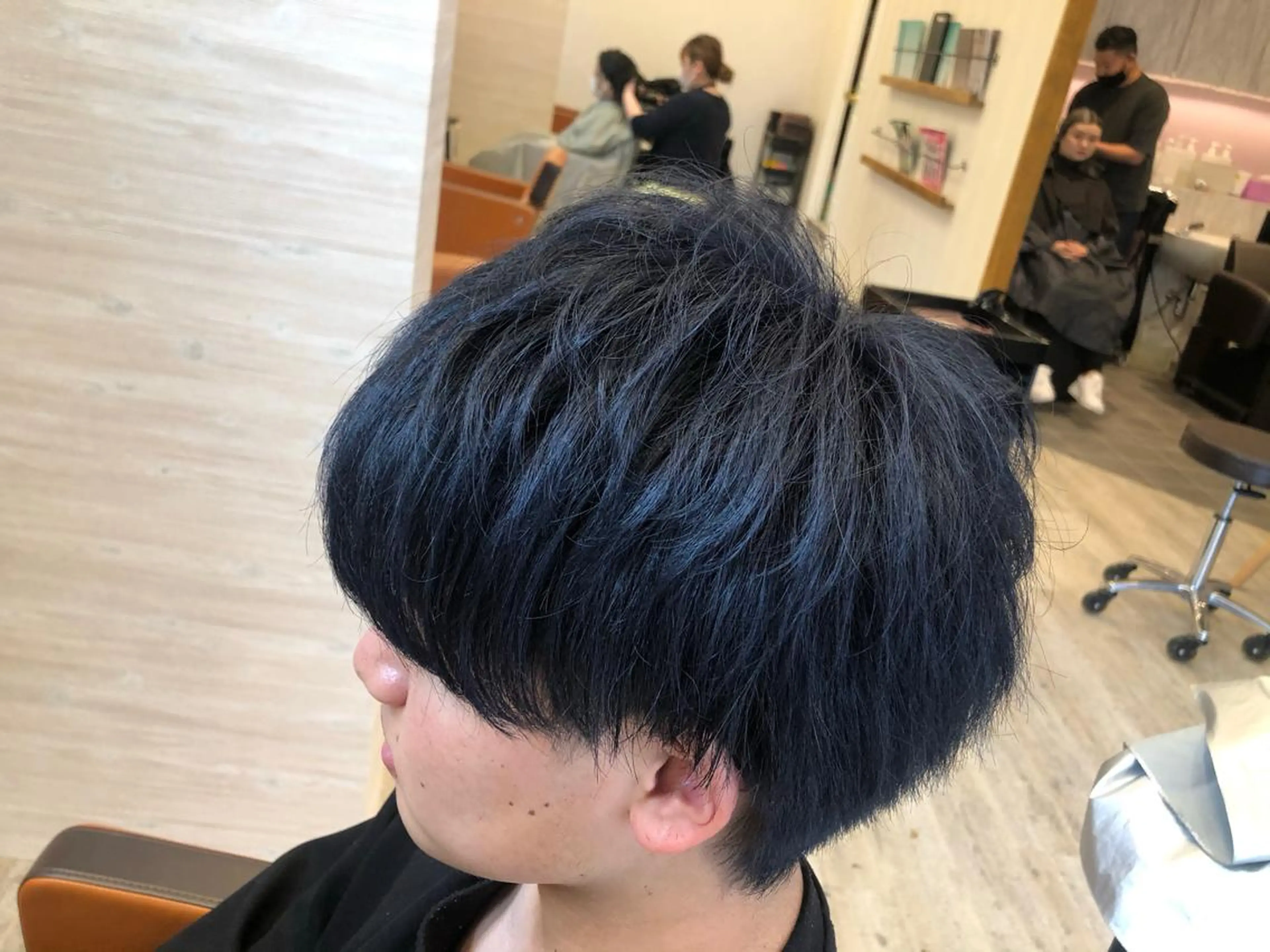 メンズカット+カラーの写真