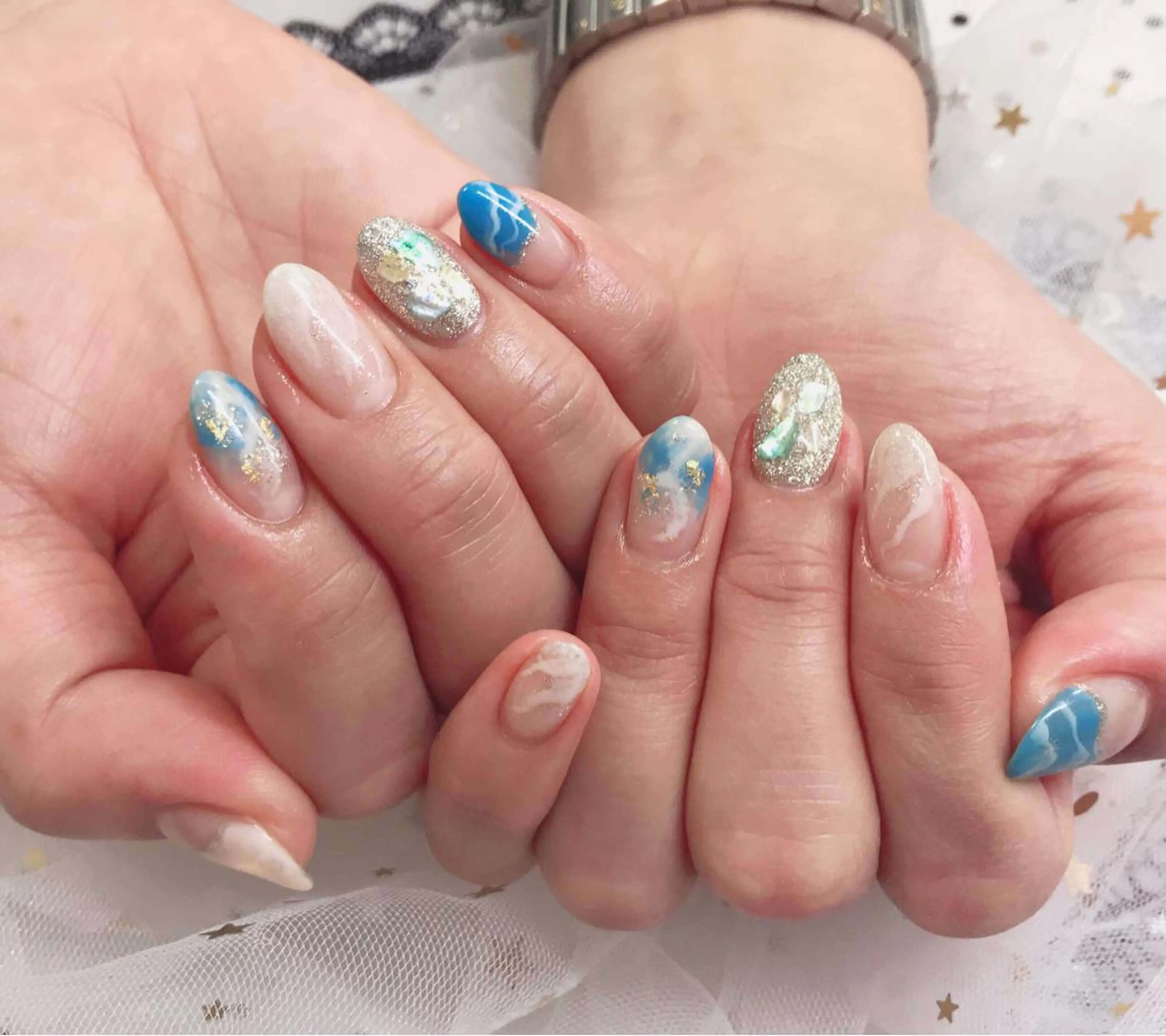 カラー ネイル Q Free nailsのネイルデザイン