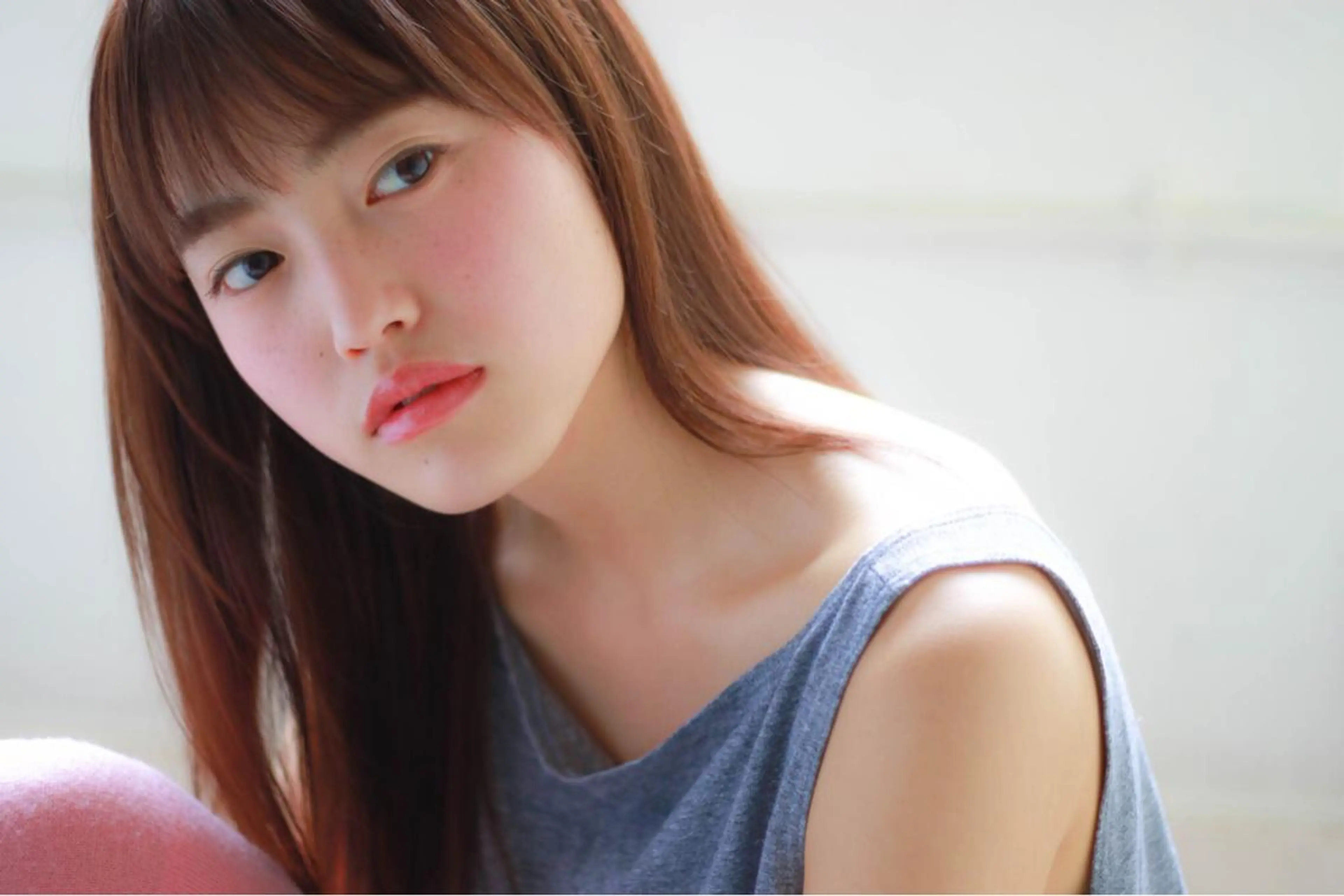 セミロング 髪質改善縮毛矯正✨ ナリタユウヤのヘアスタイル