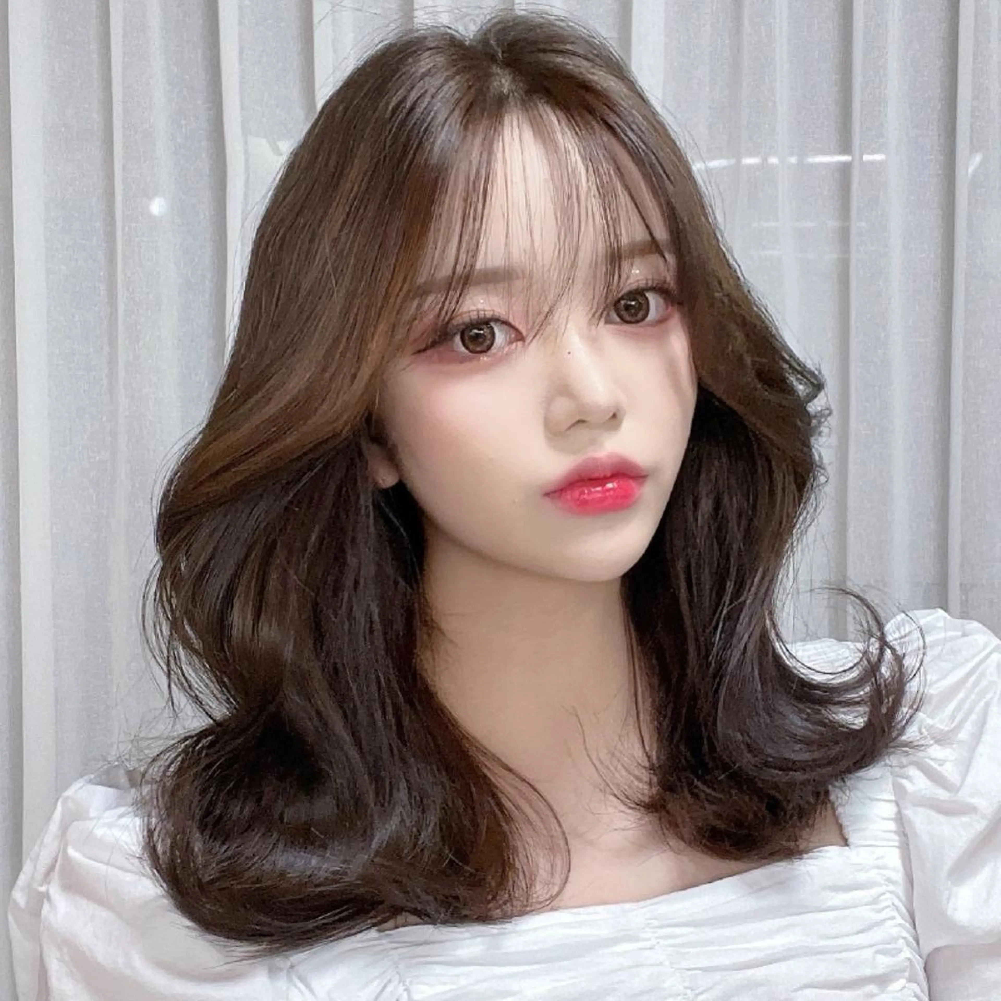 セミロング 韓国風cut/ 縮毛矯正/正岡幹康のヘアスタイル