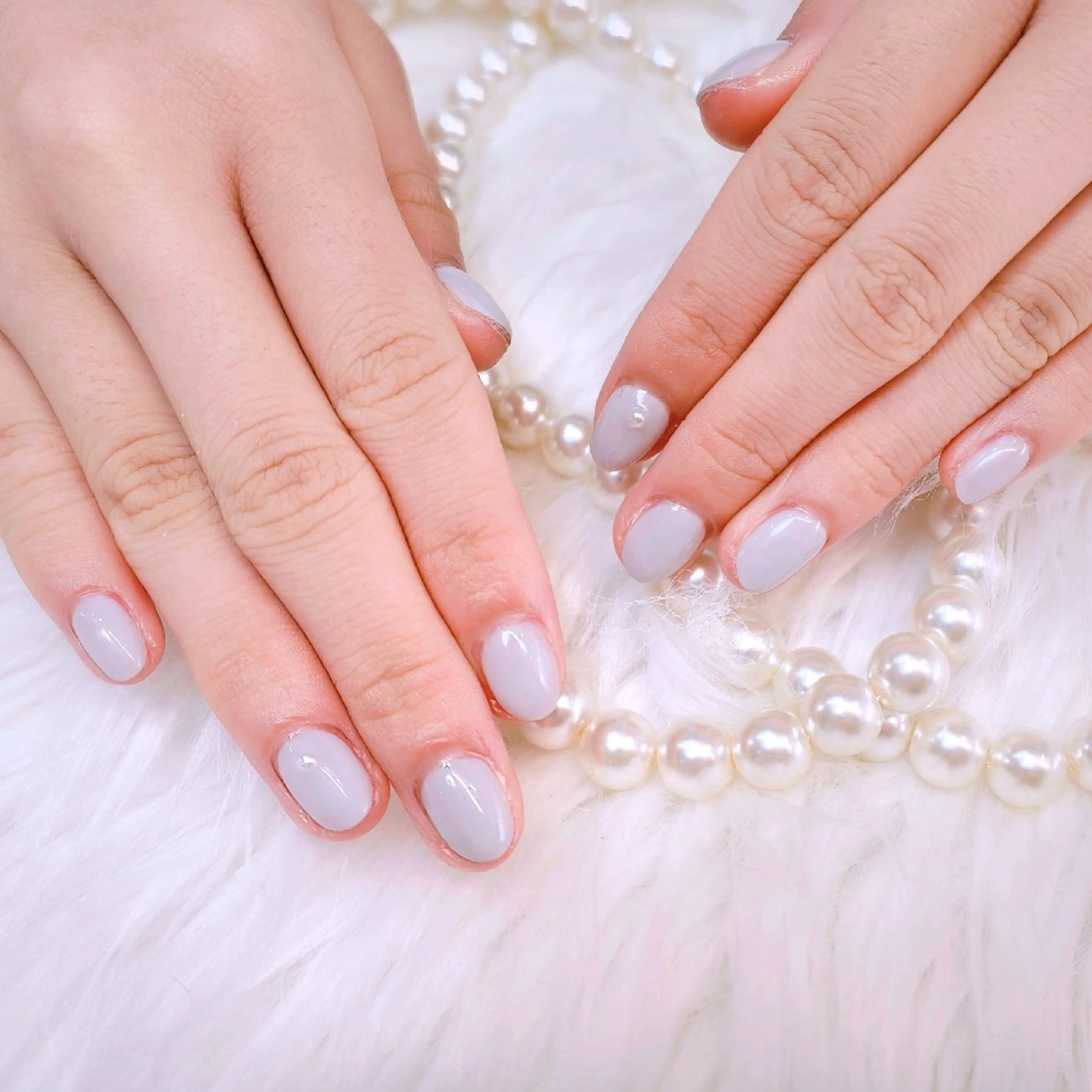 ネイル ブルー U.NI所属・森川 雪のネイルデザイン