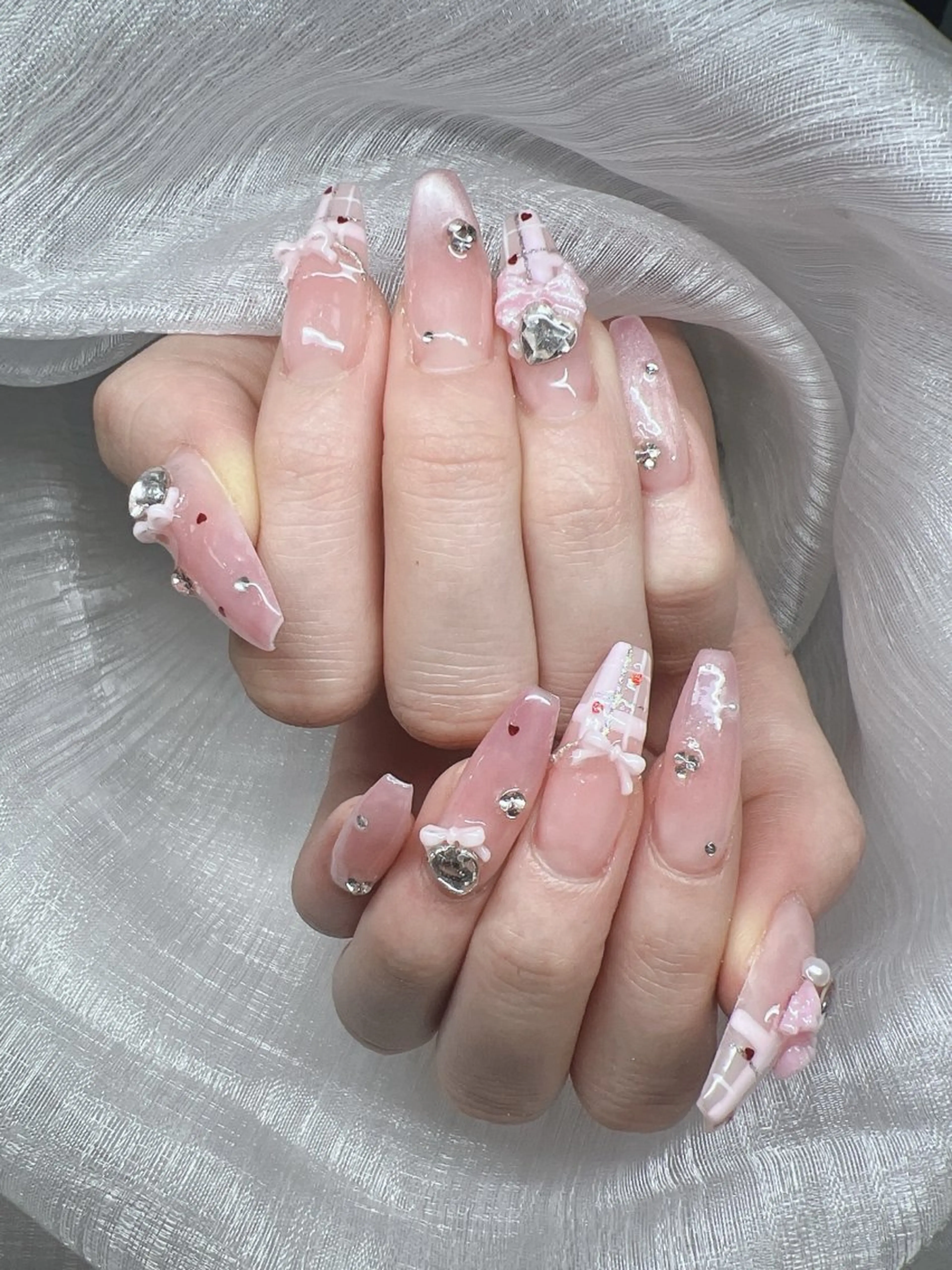 キッズ ネイル ハンドネイル Lee Nails チップ長さだし専門店のネイルデザイン