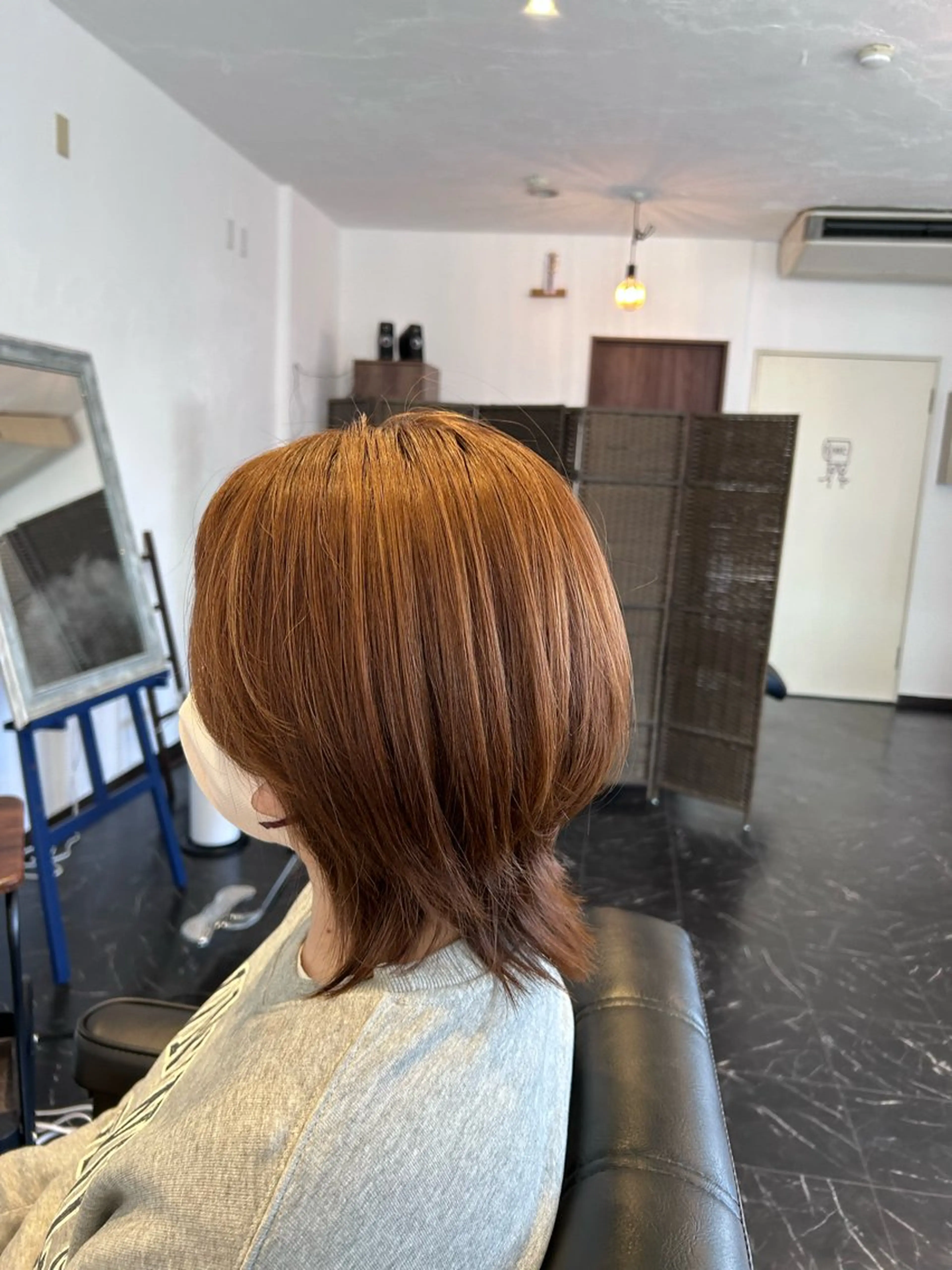 ミディアム カット ヘアカラー トリートメント ヘッドスパ Terra hair makeのヘアスタイル