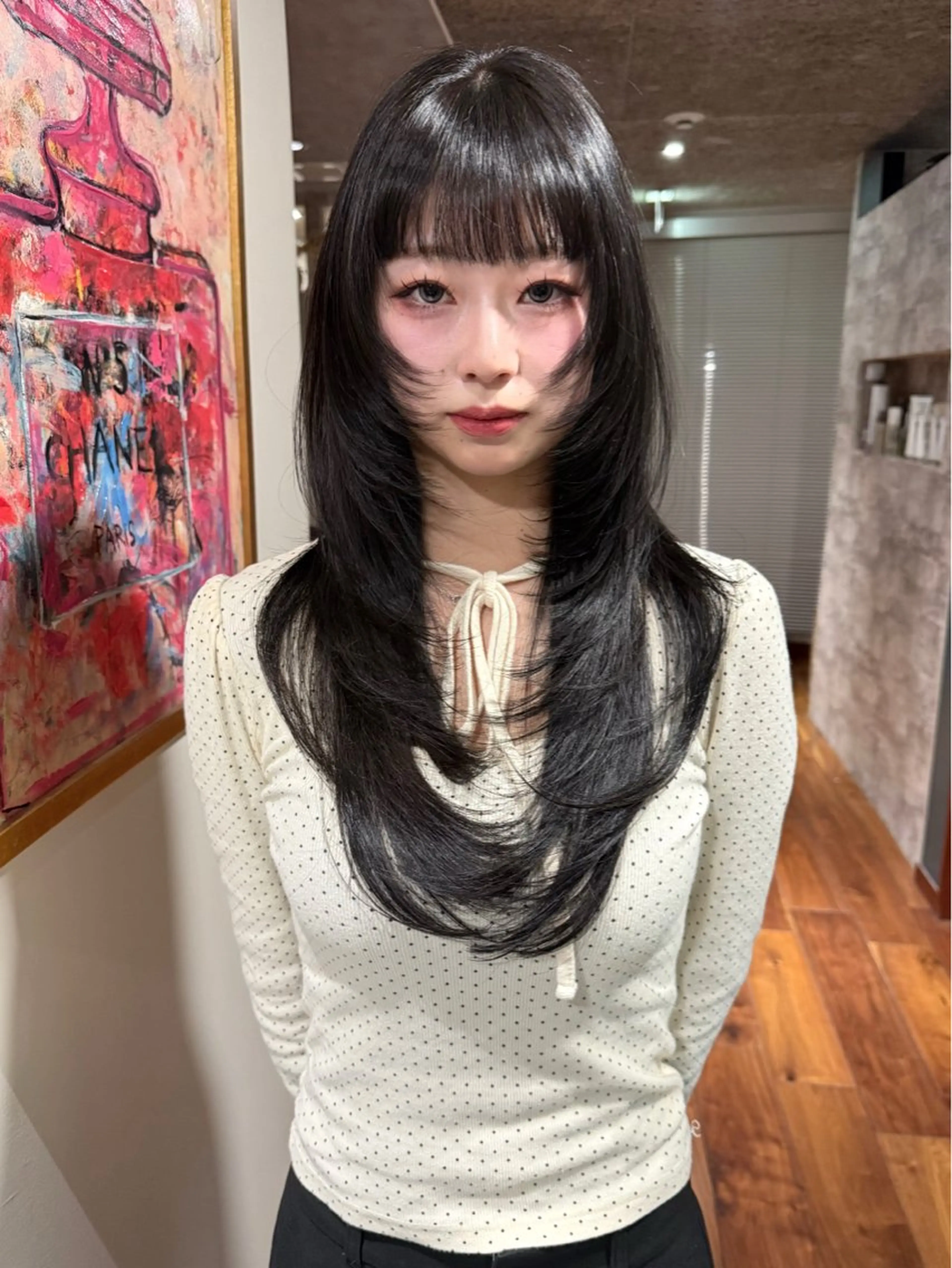 ロング カラー カット ヘアカラー トリートメント mai / linoah˚✧のヘアスタイル