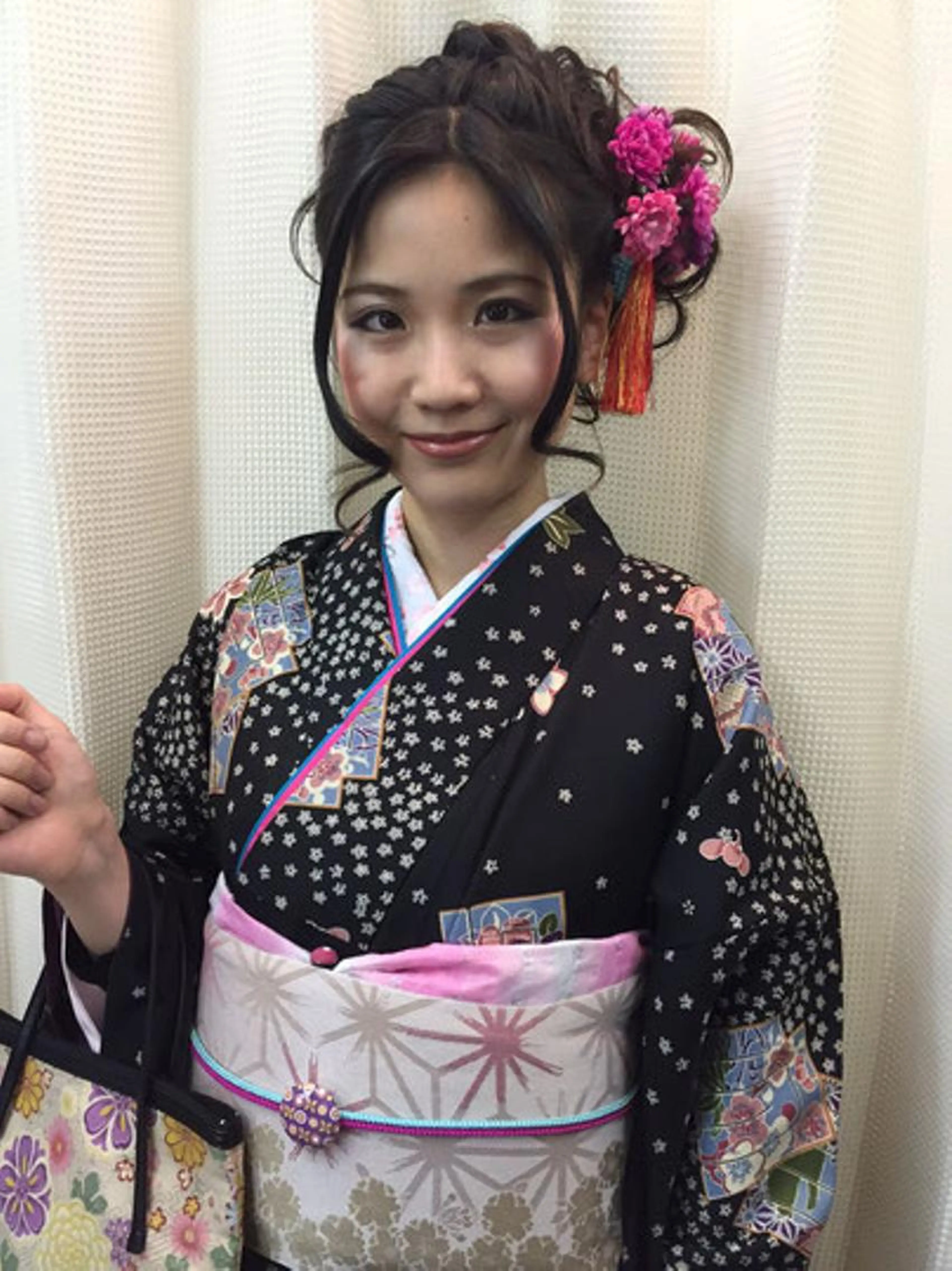 カジュアル着物レンタル＆着付け＆ヘアセット【早朝深夜料金あり】の写真