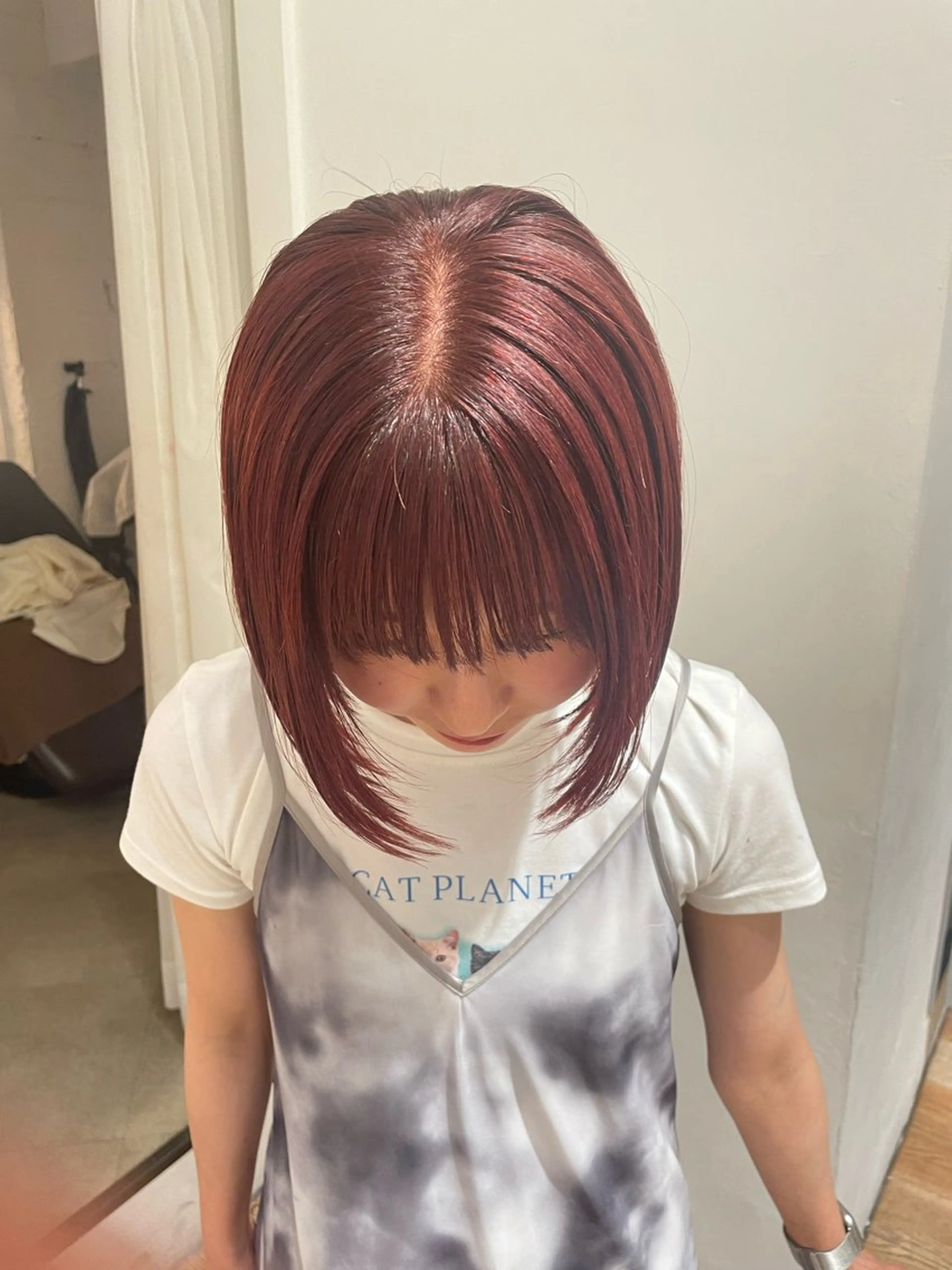 ショート カラー ケアパーマ/ケアブリ ーチdaisukeのヘアスタイル