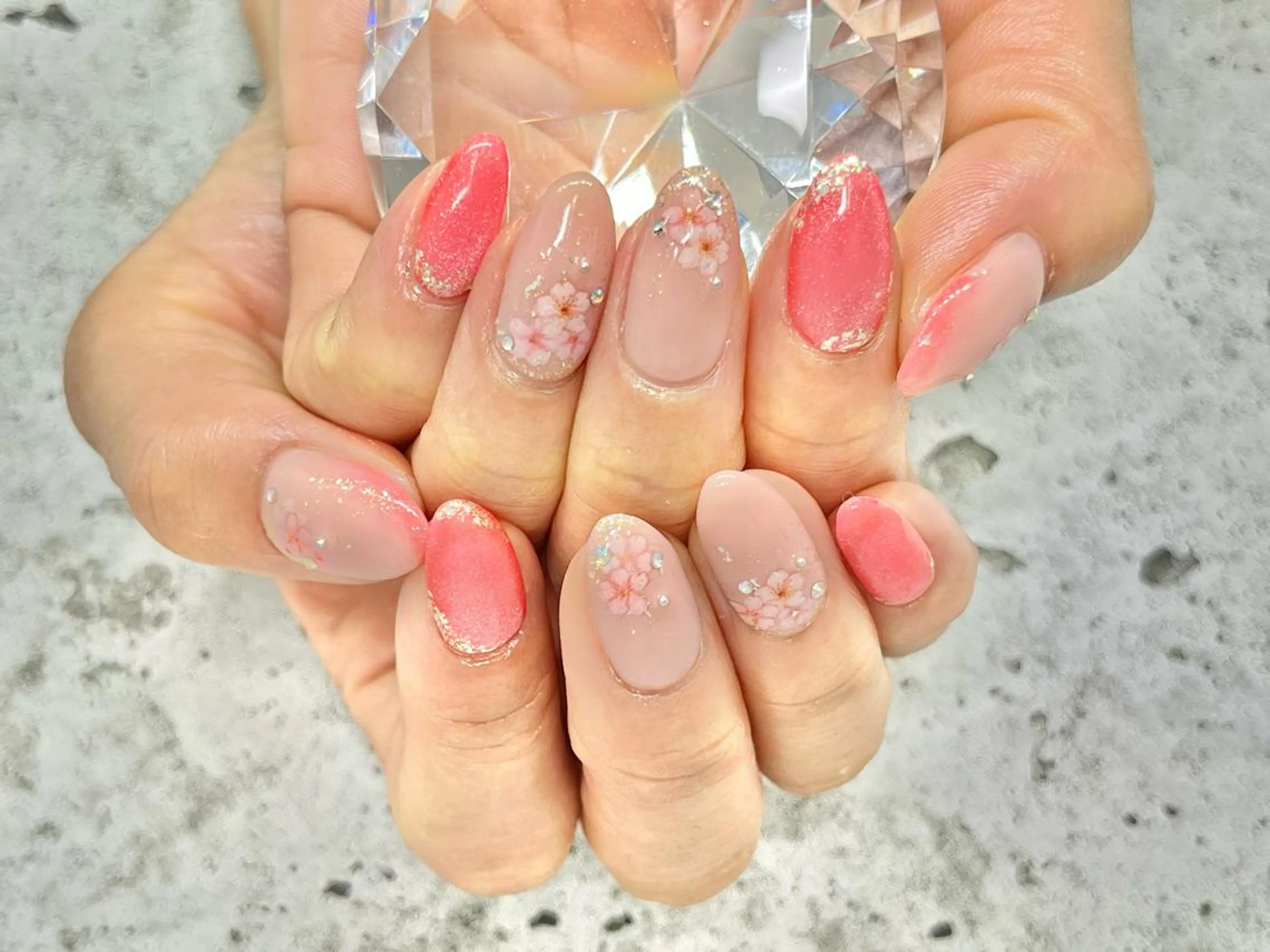 ネイル 桜ネイル 春ネイル Megumi Nailのネイルデザイン