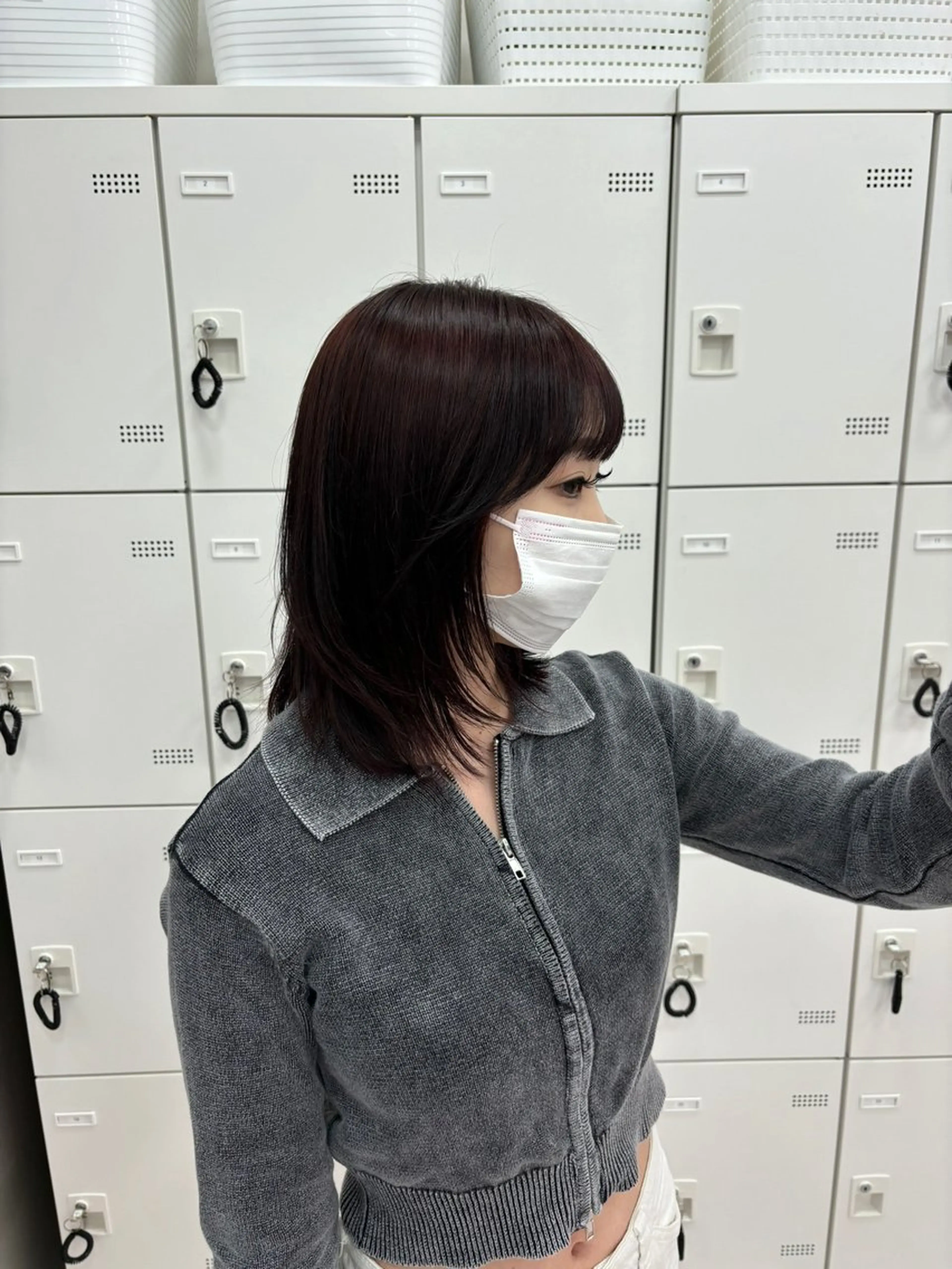 セミロング カラー カット ヘアカラー トリートメント ヘッドスパ ヘアセット 表参道ハッシュカット レイヤー/リノンのヘアスタイル