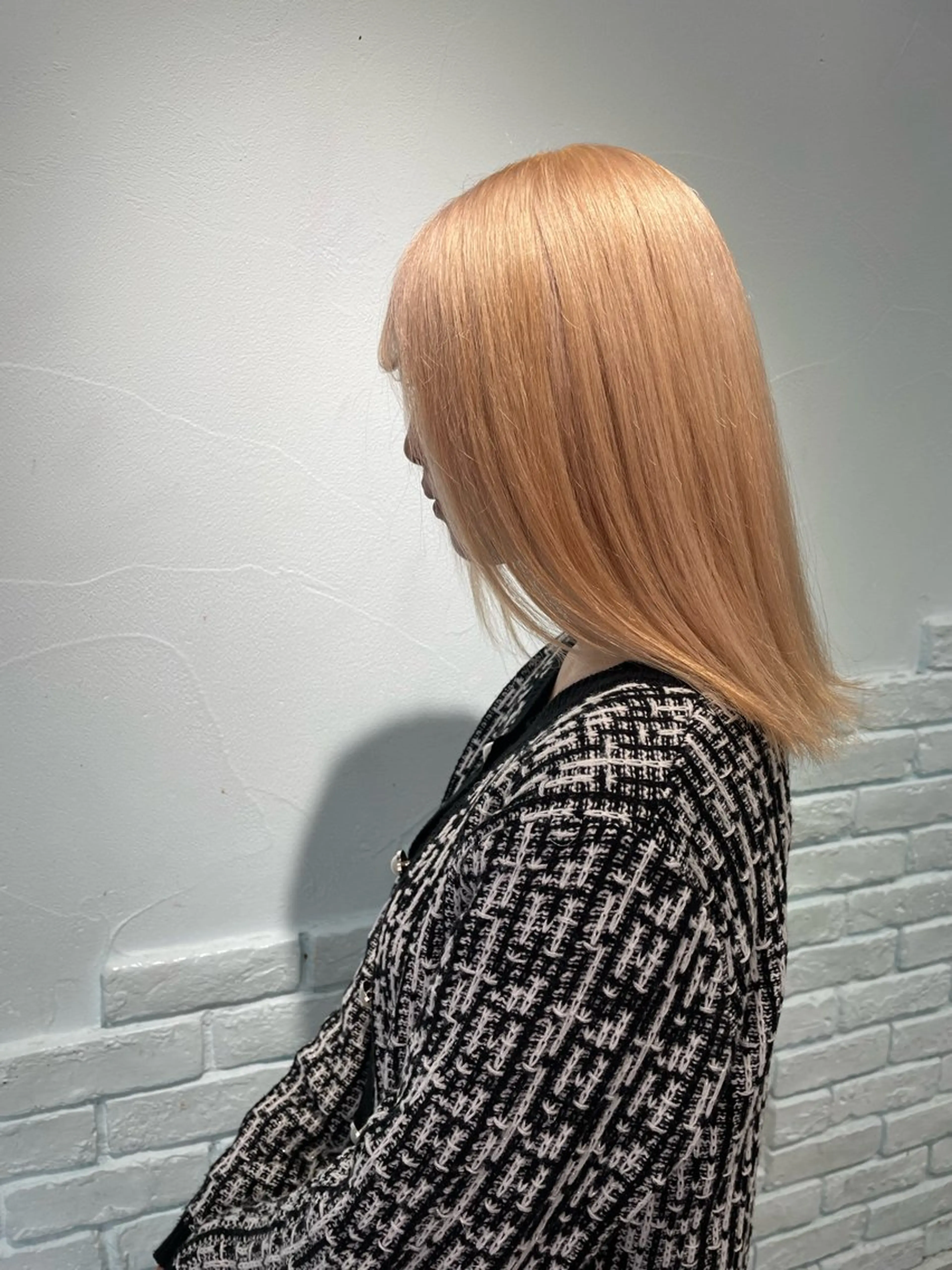 🟫【ダメージ95%カット】🟫ケアブリーチ込み💭【全体ブリーチ】➕全体カラー➕毛髪補修トリートメントの写真