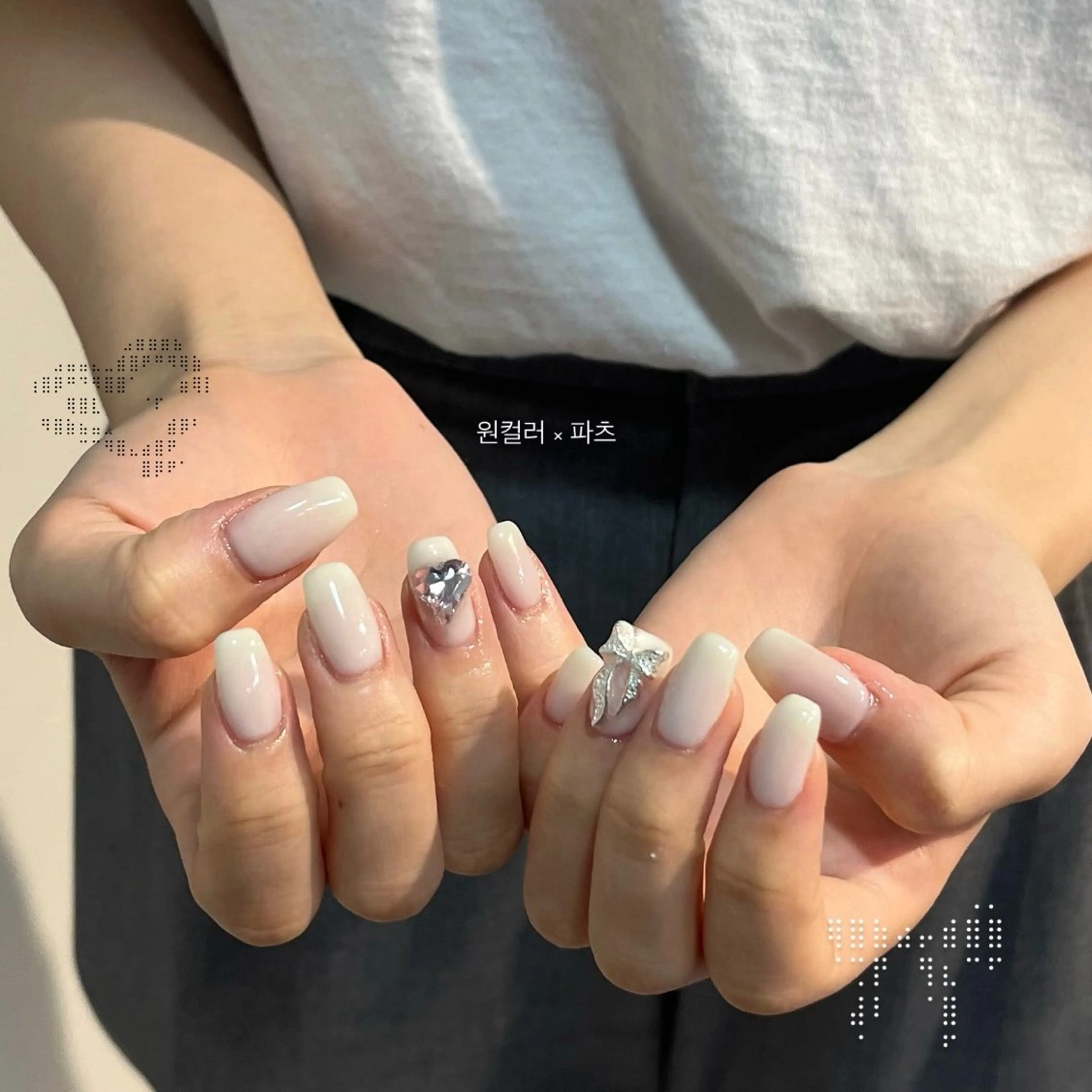 HAND：10本長さだし+ワンカラーの写真