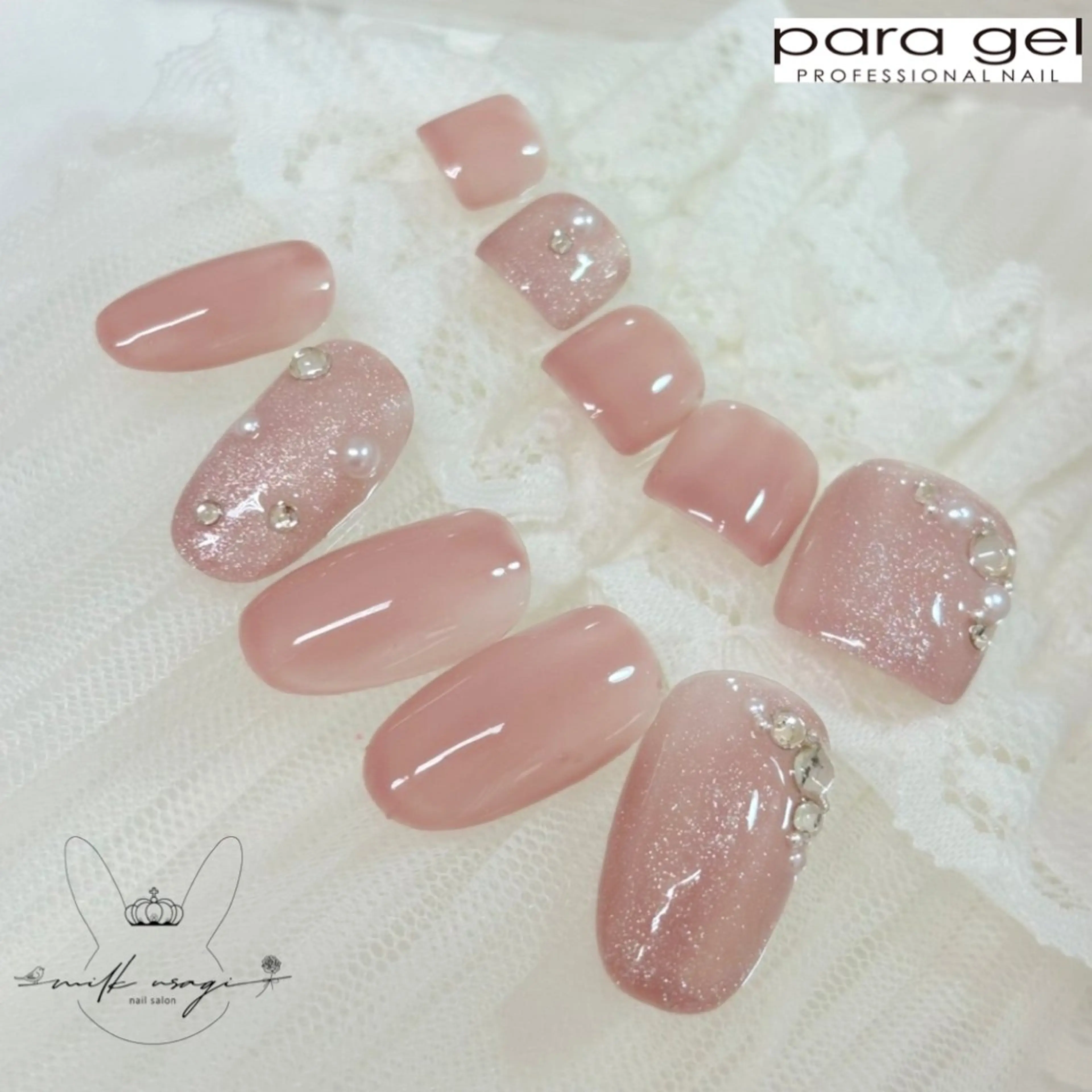 ネイル パラジェル専門店　認定サロンMILK USAGI三宮店所属・石堂 香のネイルデザイン