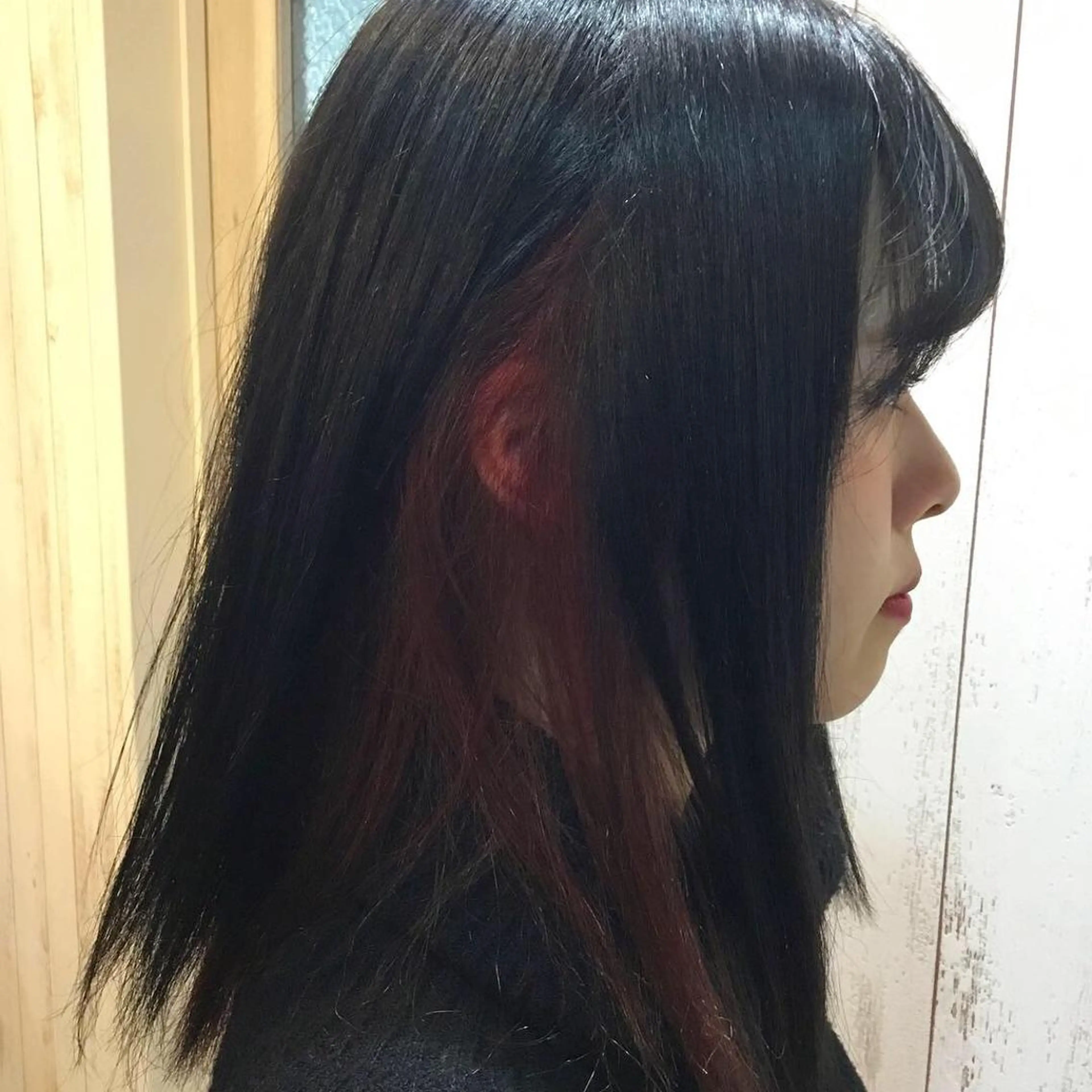 ミディアム カラー 金崎 新吾のヘアスタイル