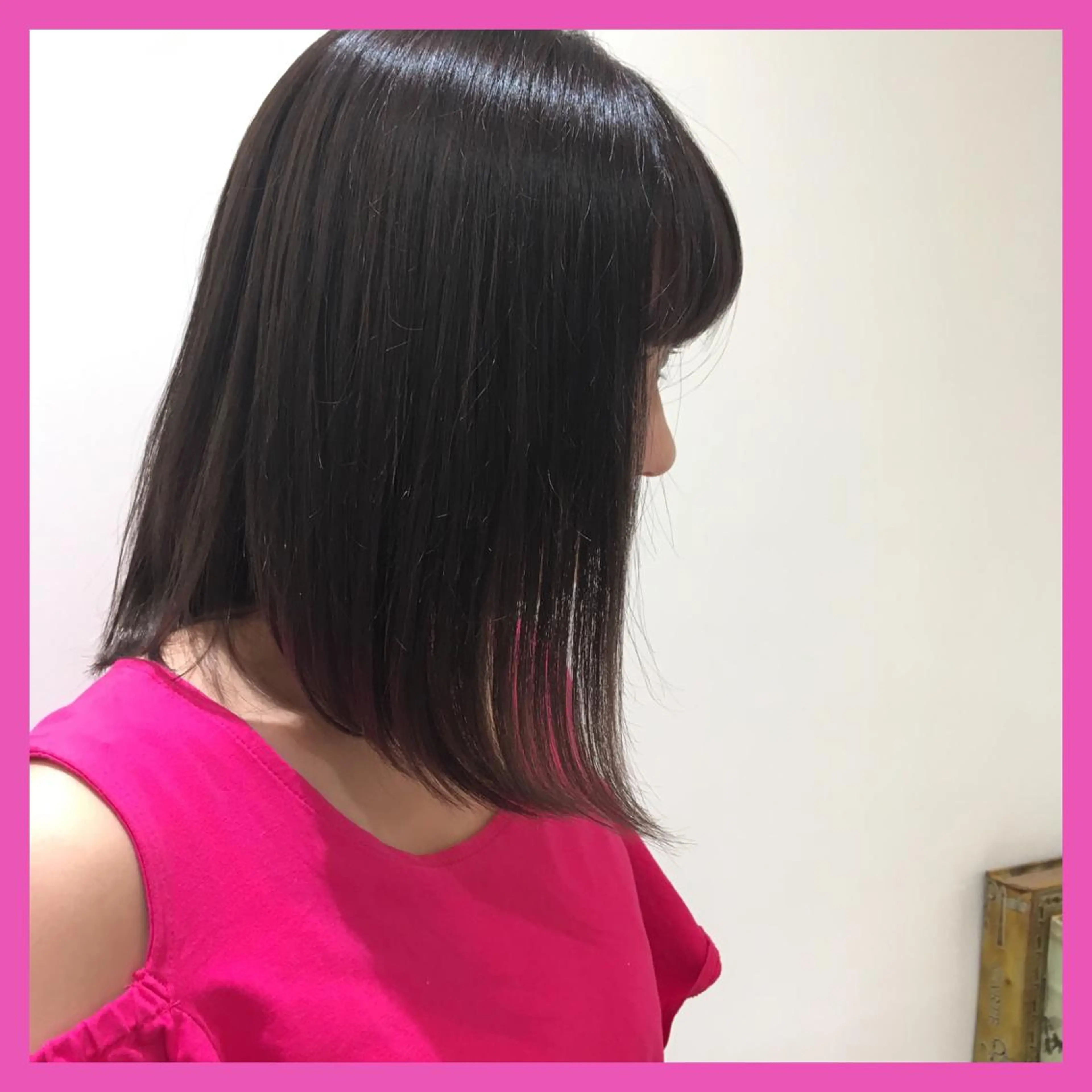 ミディアム カラー アッシュ ブリーチ 透明感カラー ダークアッシュ イルミナカラー 推しヘア🎀 NATSUNEのヘアスタイル