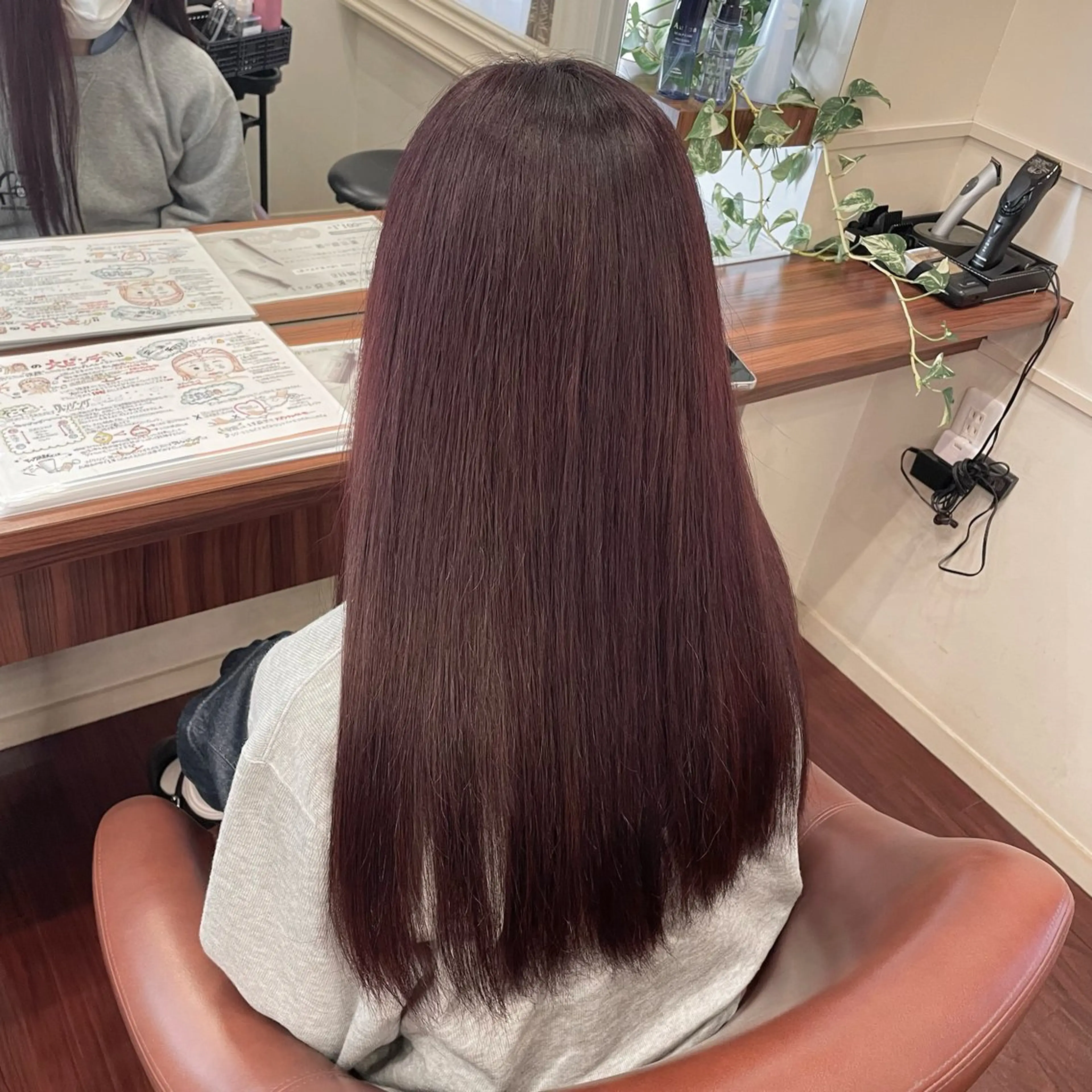 ロング Clipperループ所属・須田 優希菜のヘアスタイル