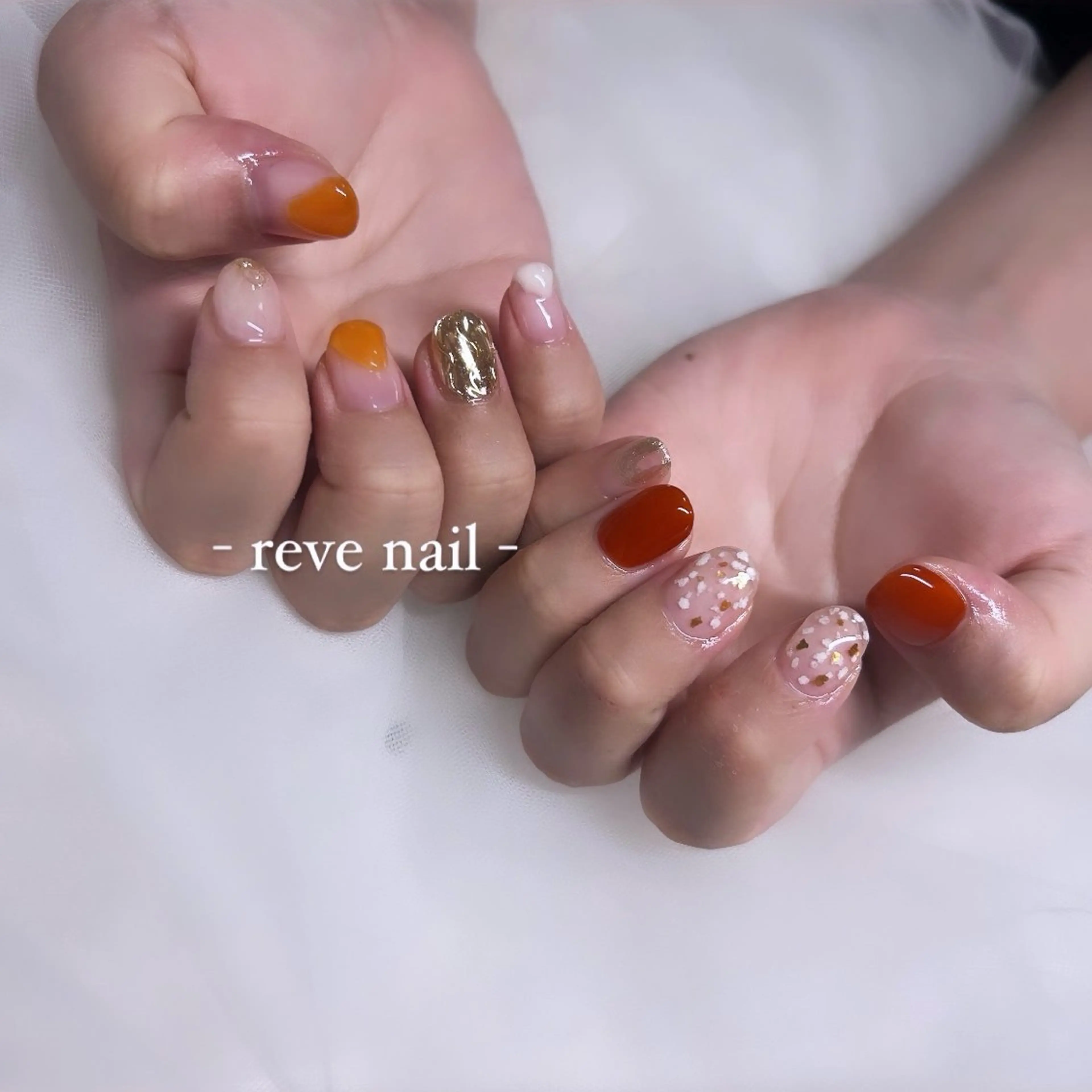 ネイル ハンドネイル 門真市 三ツ島 reve nailのネイルデザイン