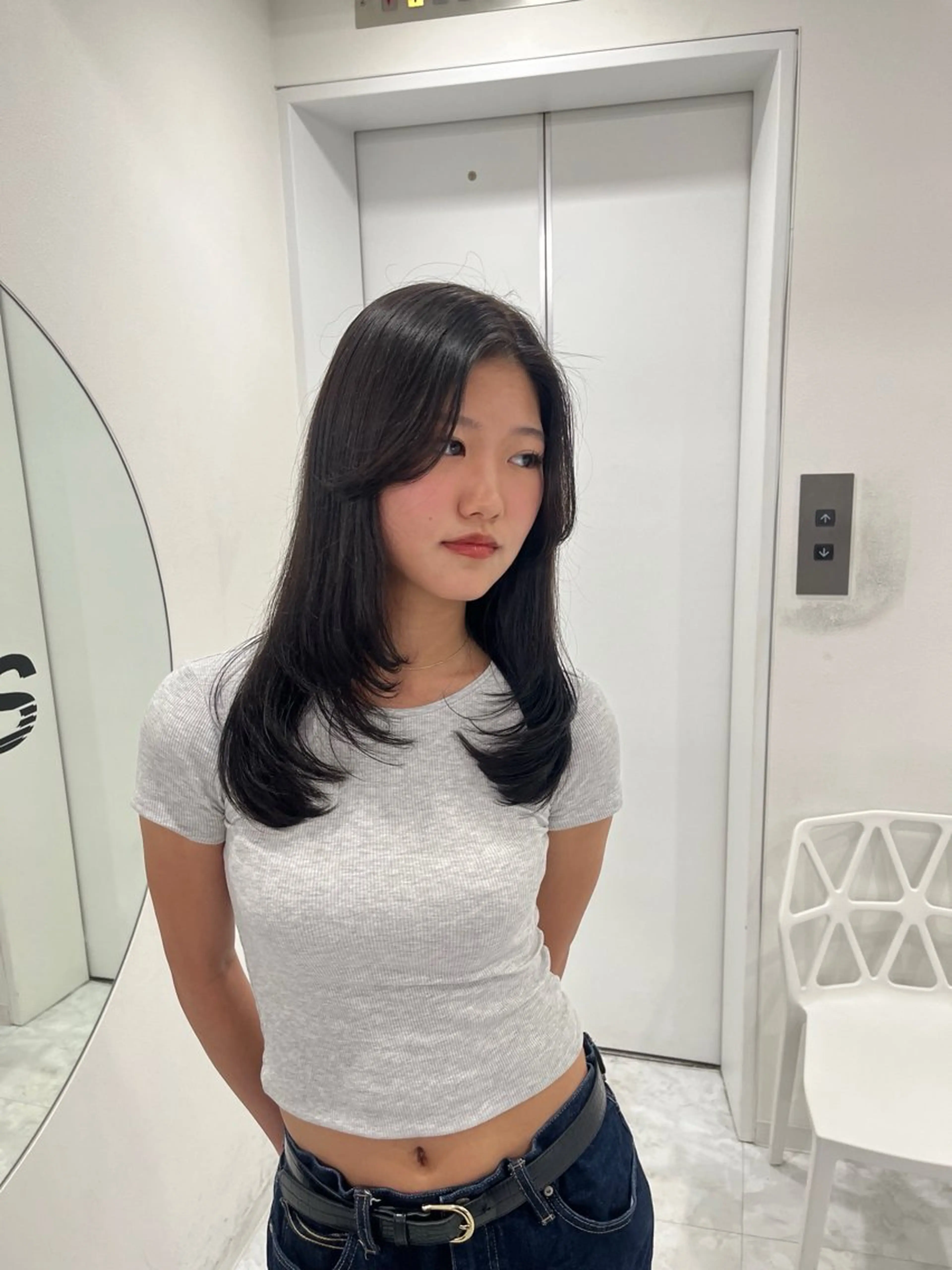 カラー 🤍海外girl🤍 ベージュ/ALISAのヘアスタイル