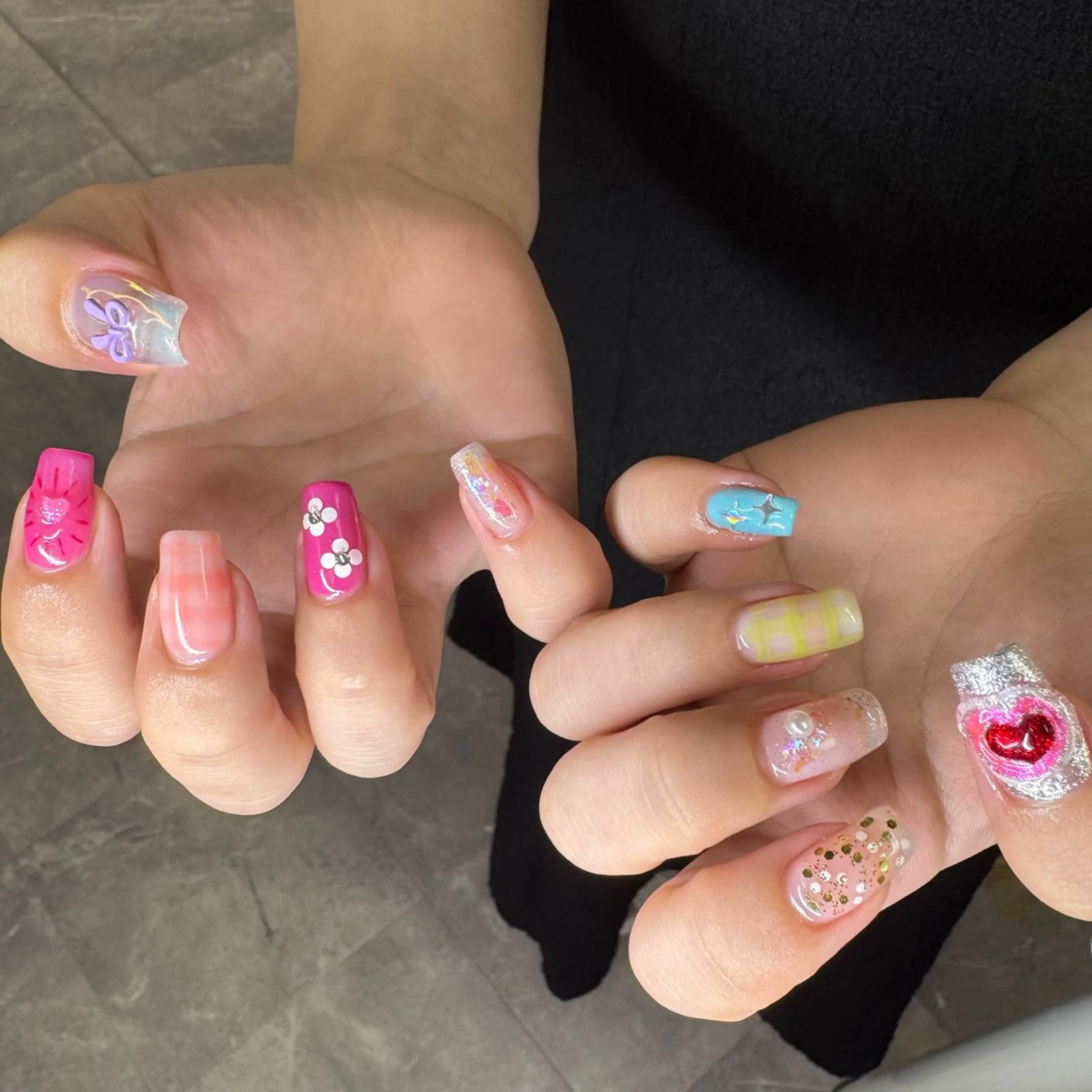 ネイル 持ち込み chai.上本町 UNRIのネイルデザイン