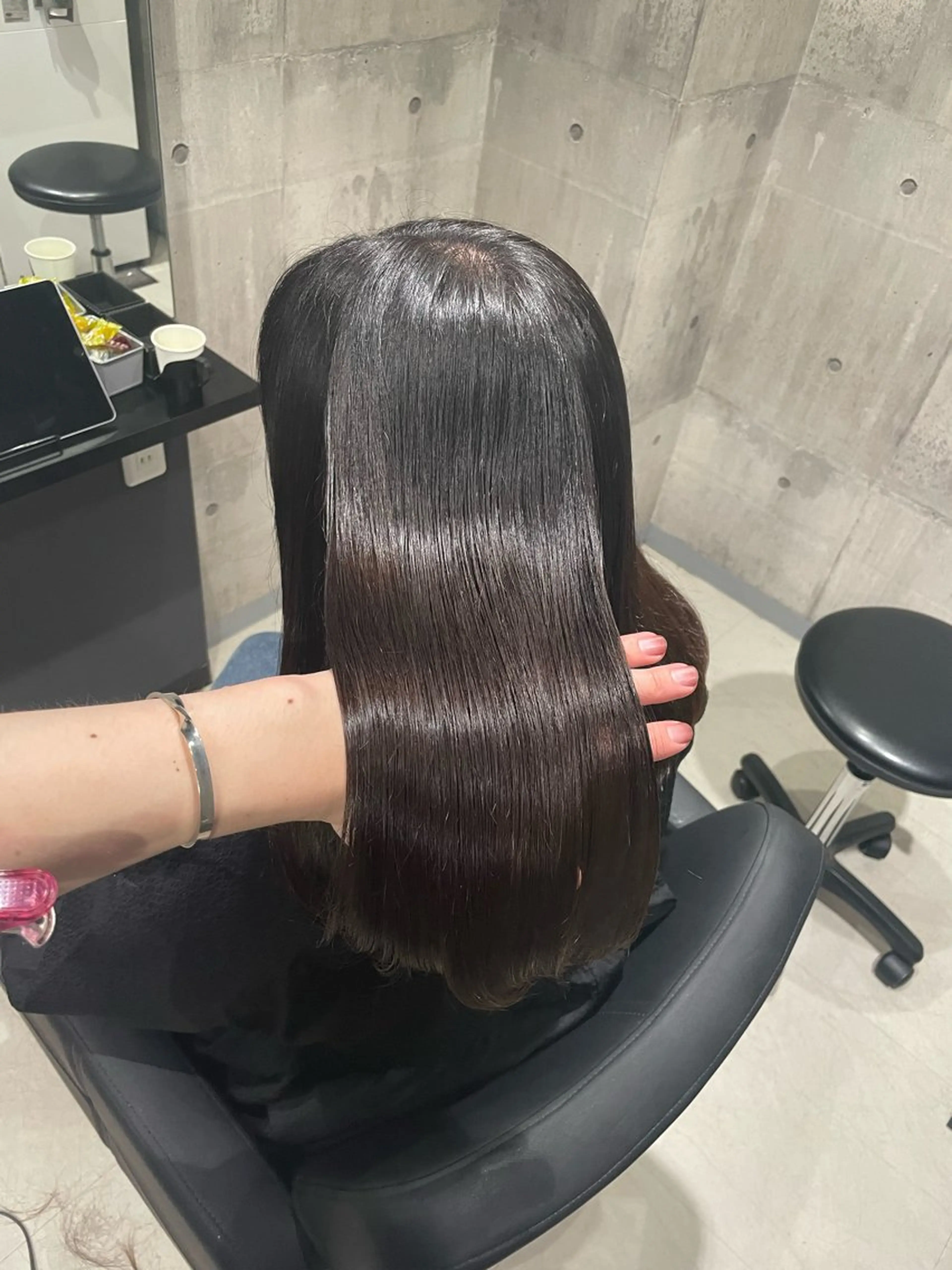 ロング カラー アッシュ アッシュグレー 髪質改善/艶カラー Hiroakiのヘアスタイル