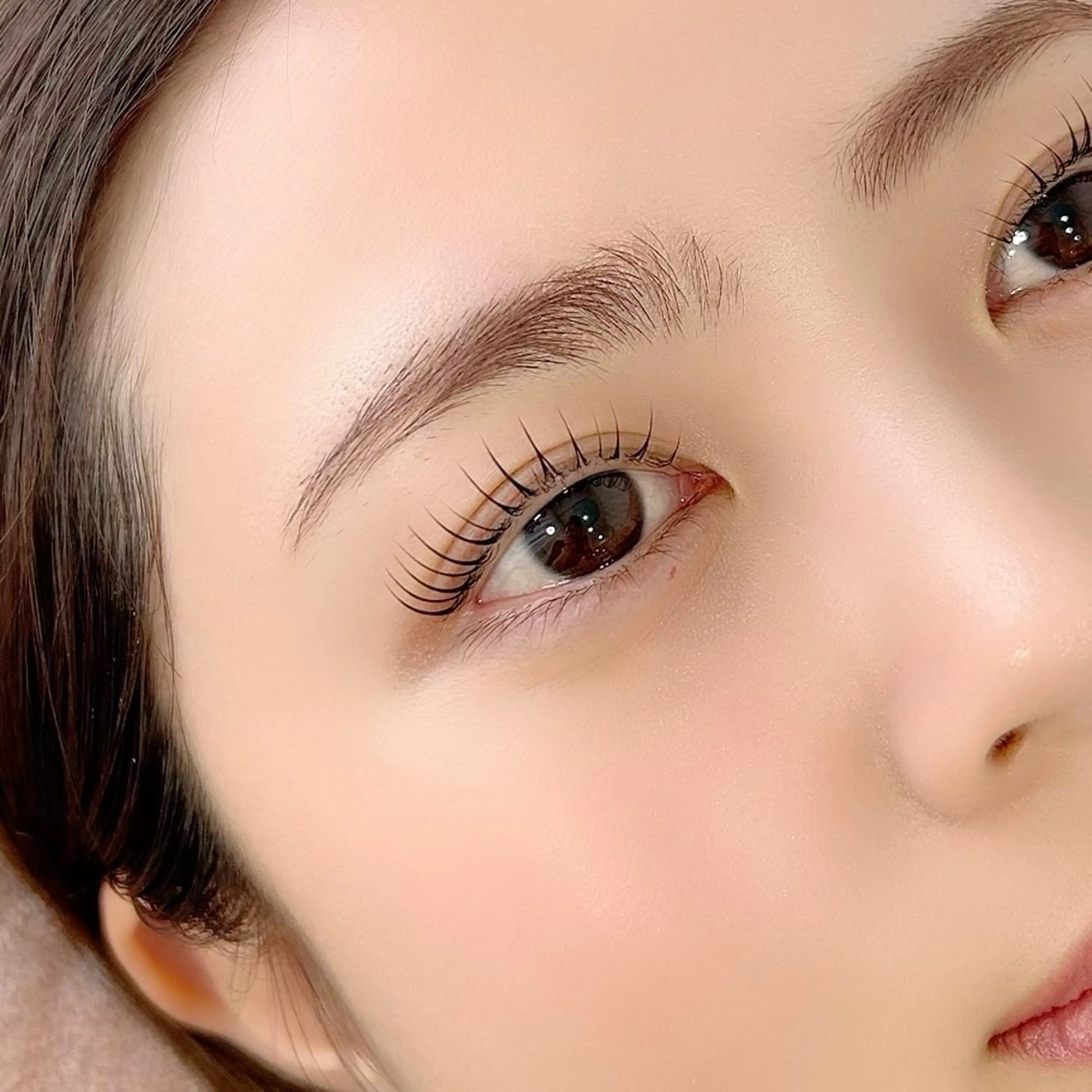 マツエク・マツパ バインドロック フラットラッシュ ナチュラル パリジェンヌラッシュリフト まつげパーマ マツパ Marine eyeの眉毛・アイブロウイメージ