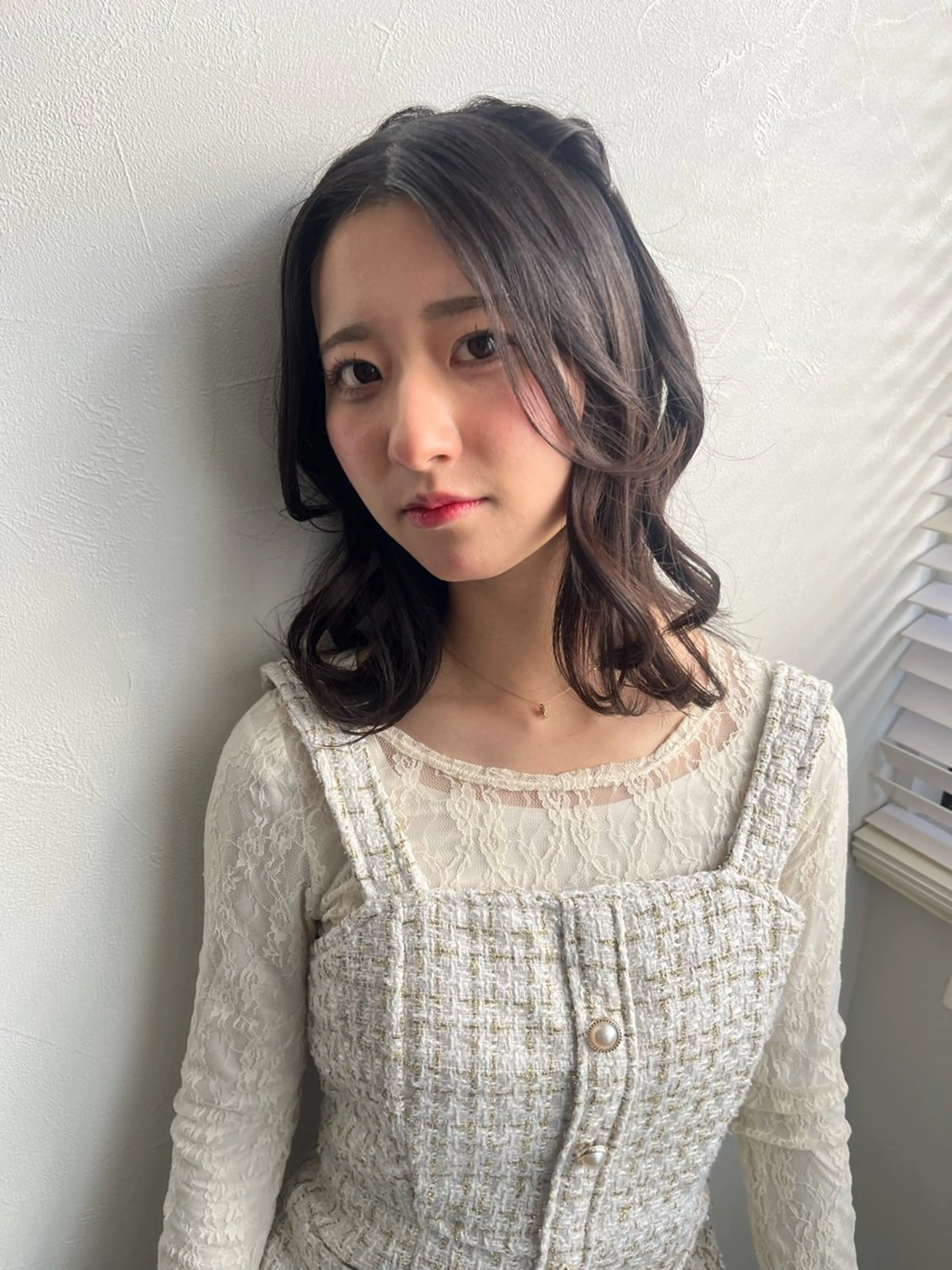ミディアム 原口 桃歌のヘアスタイル