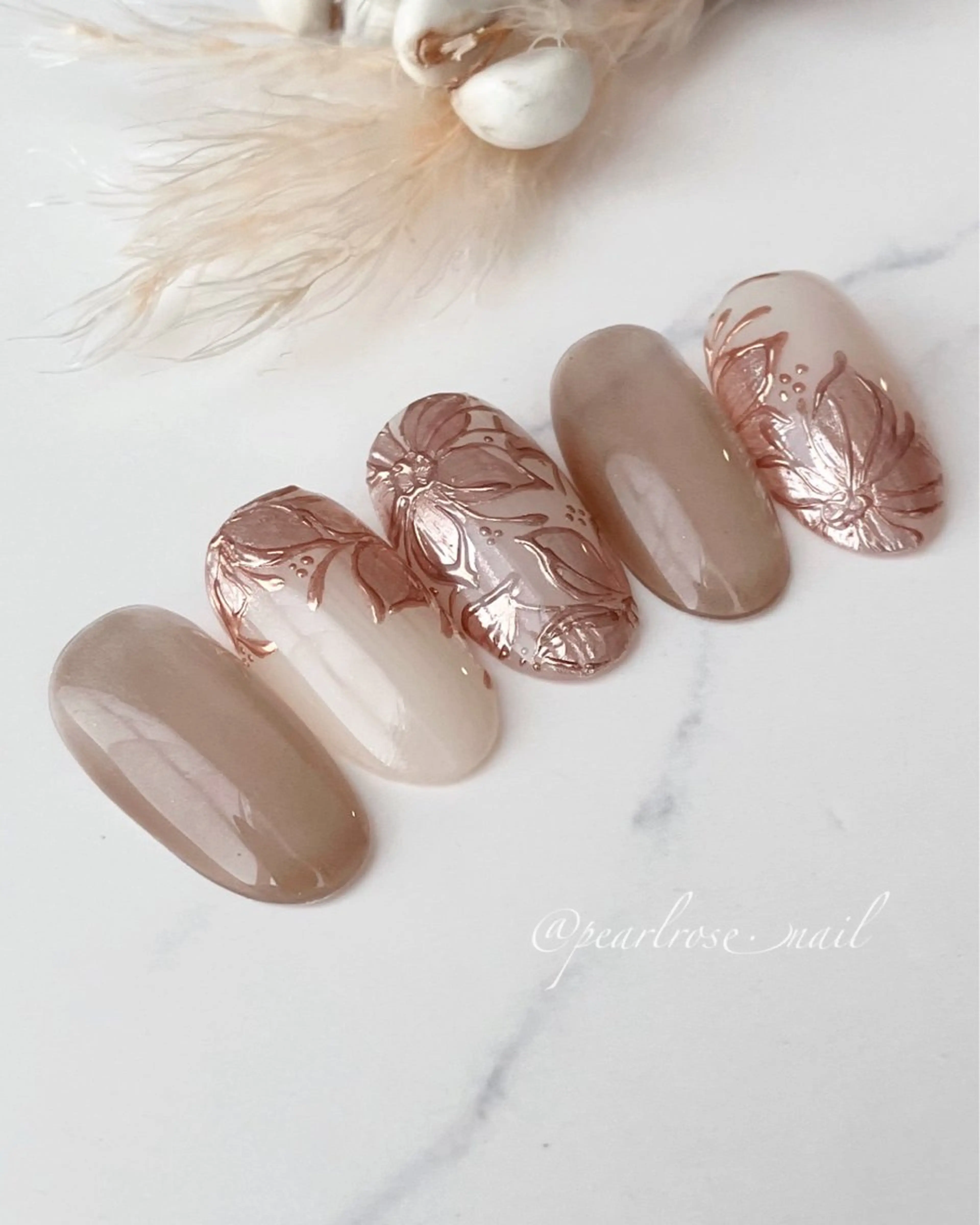 ネイル フラワーネイル ミラーネイル ハンドネイル Beauty salon Ryu・ange所属・RyuAnge リュアンジュのその他イメージ