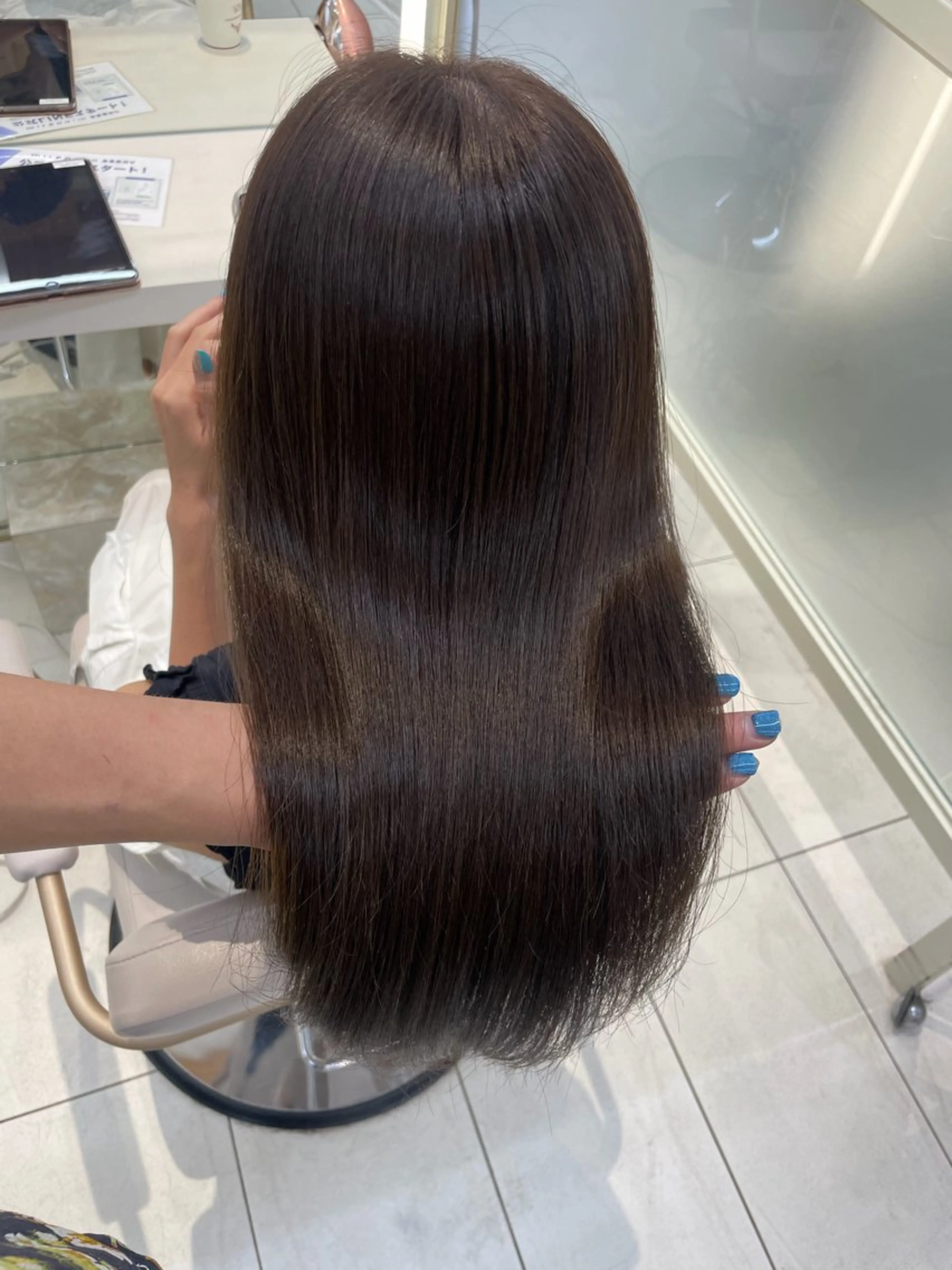 セミロング カット ヘアカラー トリートメント 顔周り/艶感カラー /レイヤー/TAKUのヘアスタイル