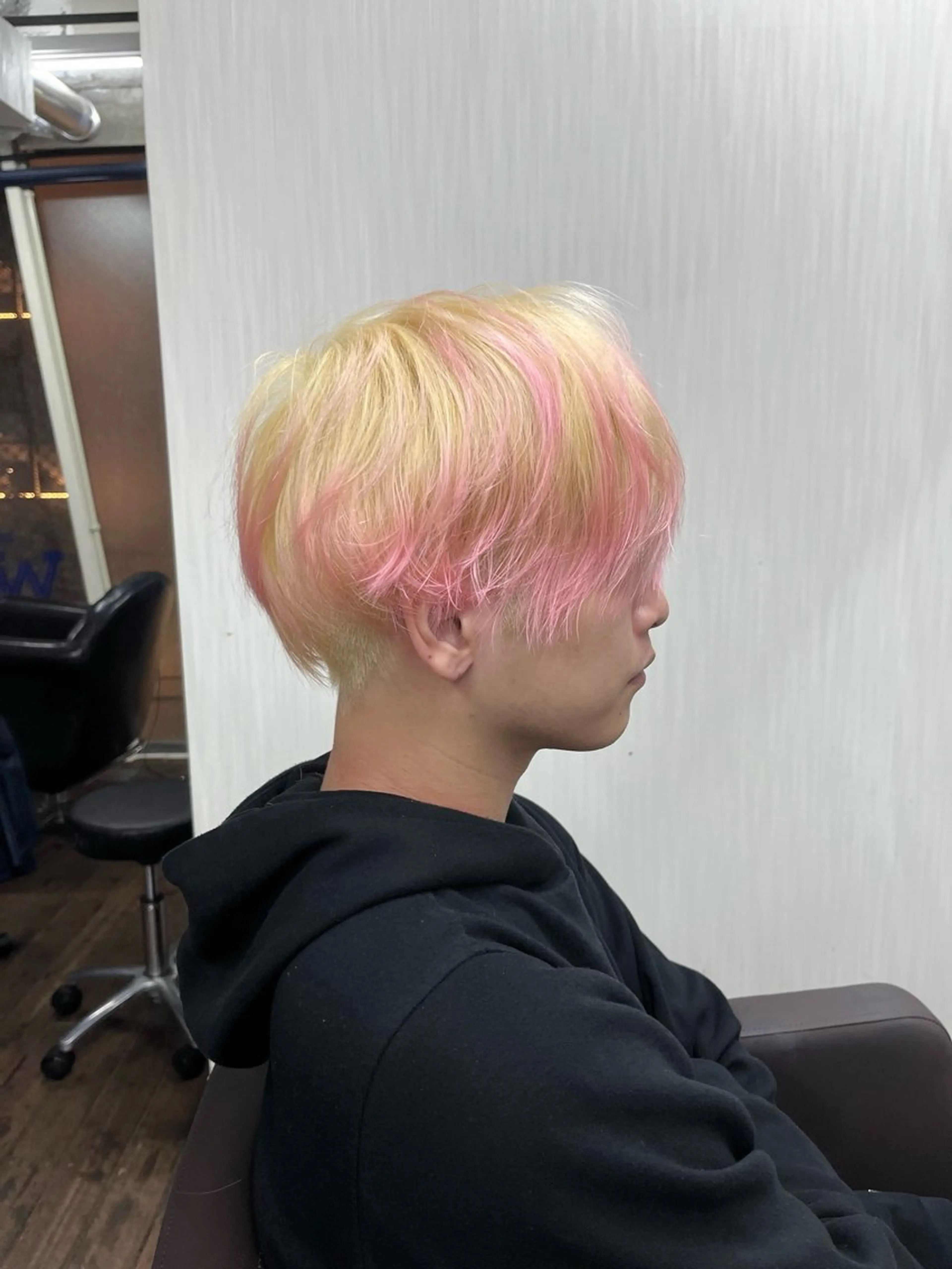 ショート カラー メンズ デザインカラー WEG所属・韓国レイヤー/艶髪 WATSUKIのヘアスタイル