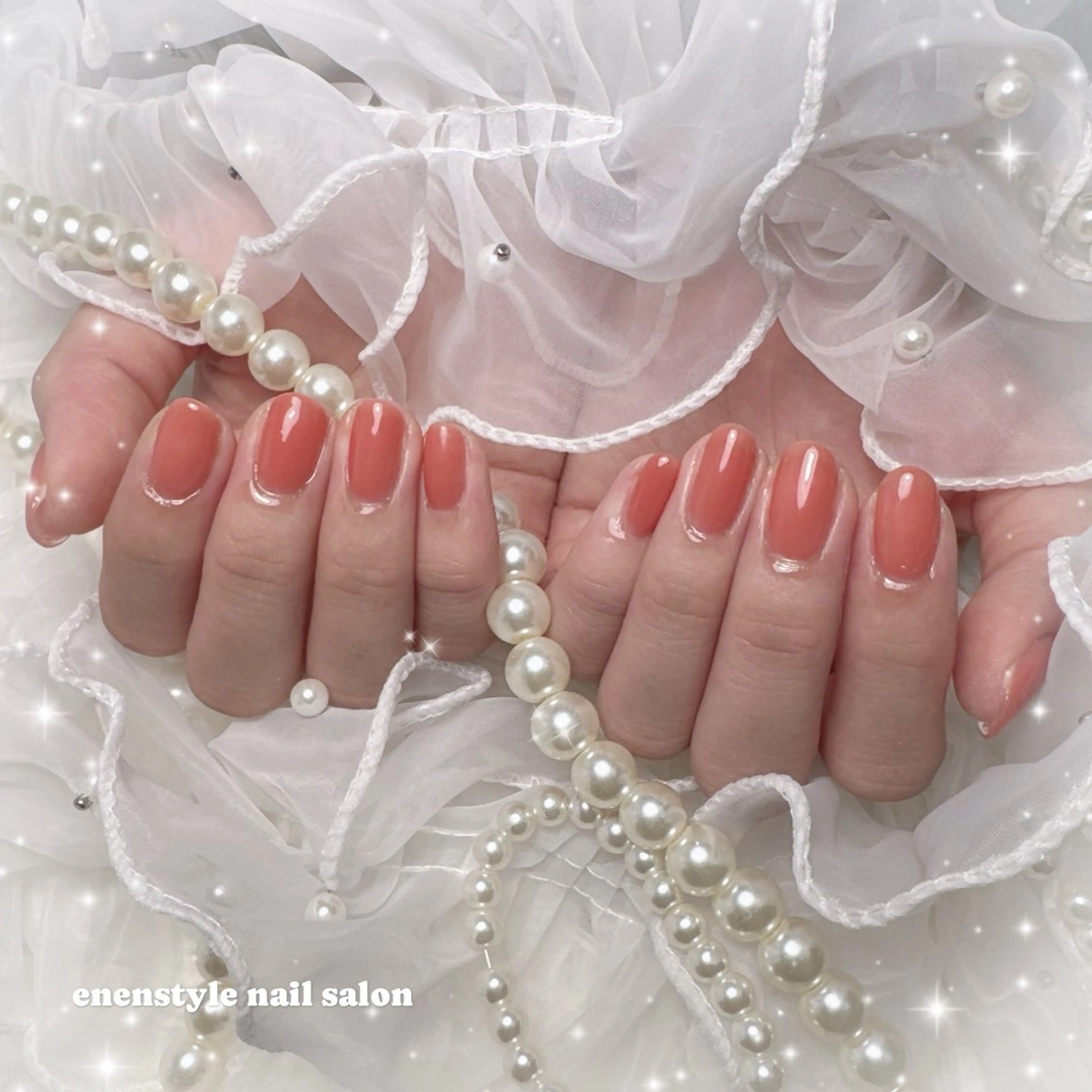 ネイル オレンジ 春ネイル enenstyle Porcelarts & Nail Salon所属・enenstyle あやの💌のネイルデザイン