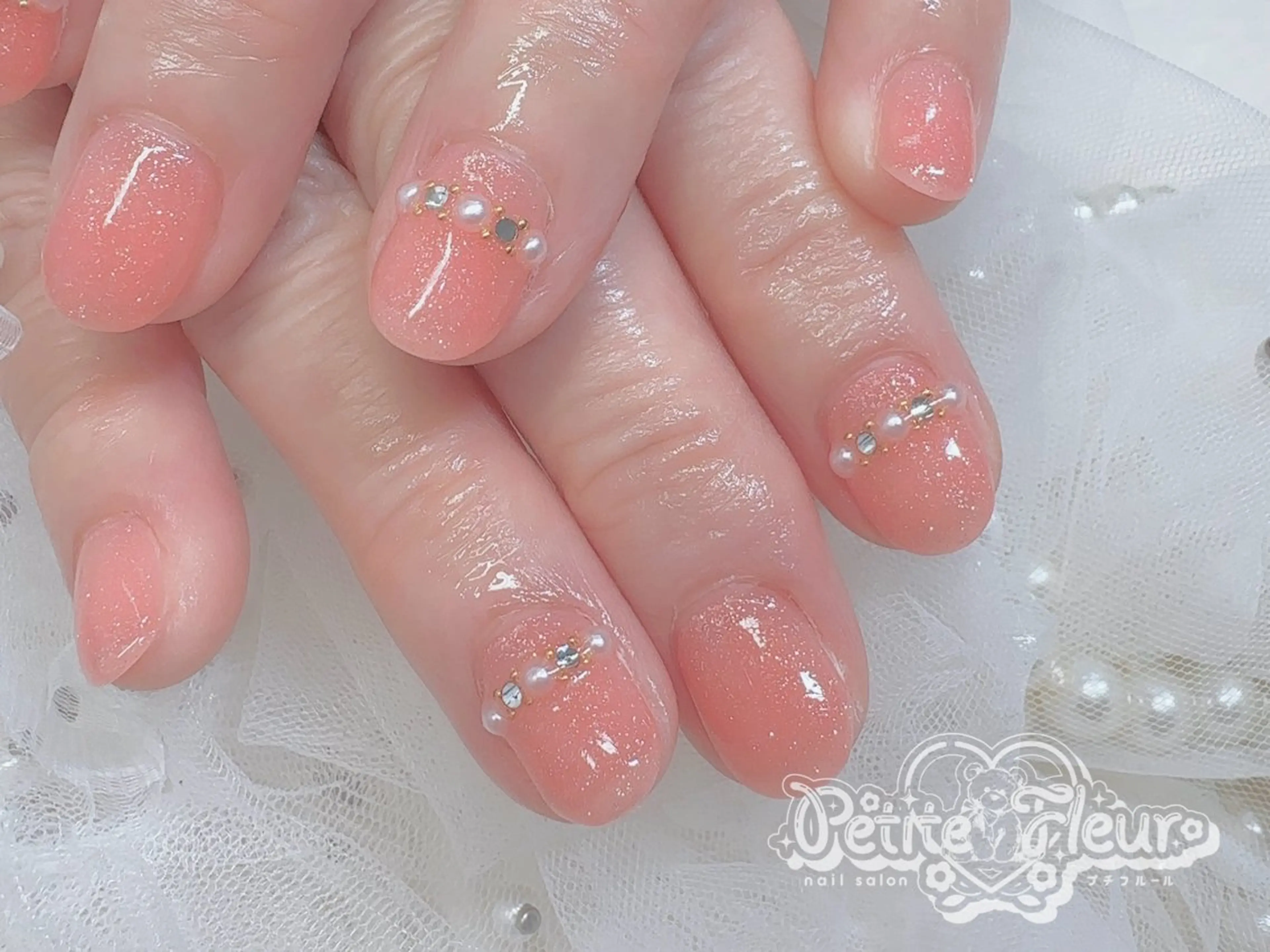 ネイル ハンドネイル ❁⃘*。Petite fleur❁⃘*りさのネイルデザイン