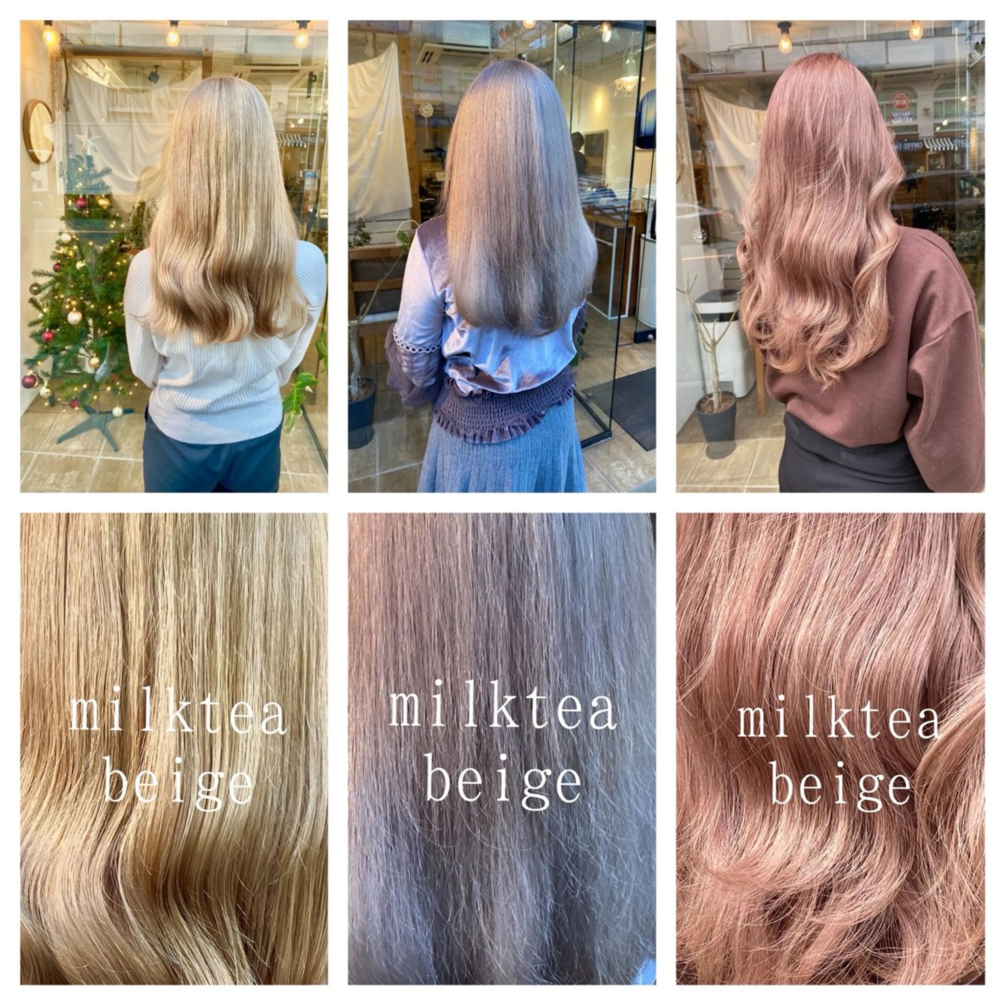 セミロング カラー ヘアカラー Joule銀座 石山あやのヘアスタイル