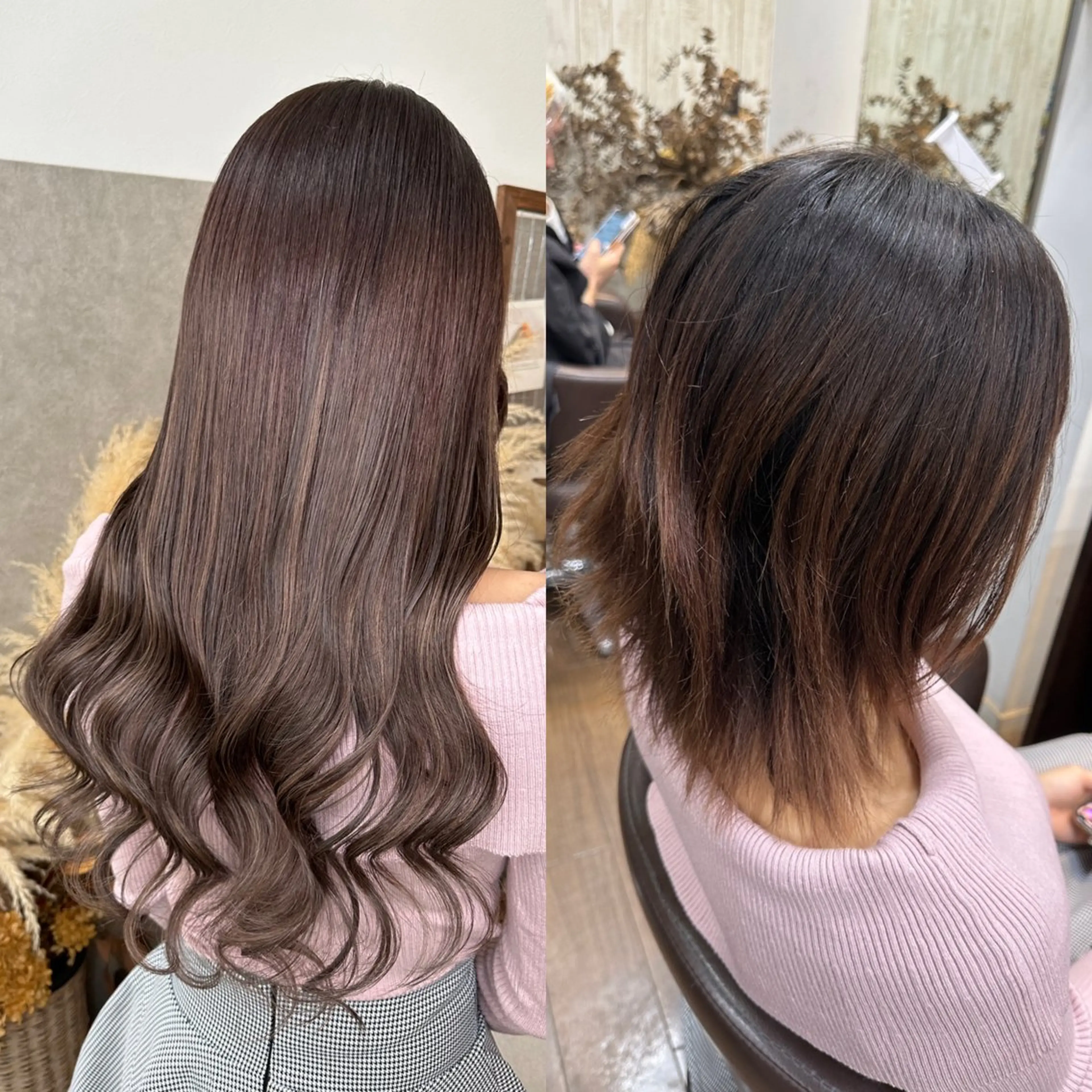 全体ワンカラー+最高級シールエクステ60本💇‍♀️ 【施術時間3h~】長さヘソ上の写真