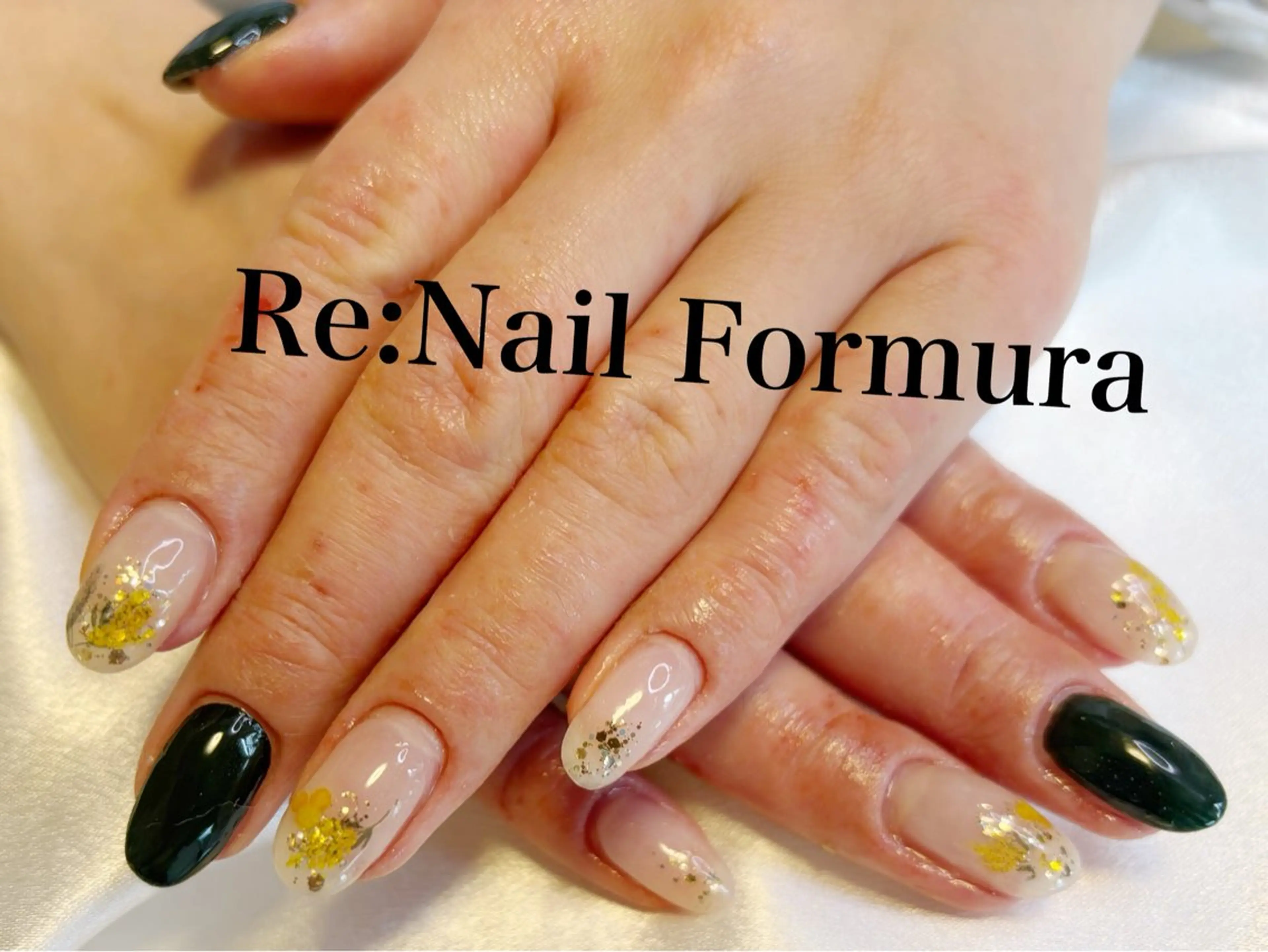 ミディアム ハンドネイル Re:Nail Formula所属・kido chieのネイルデザイン