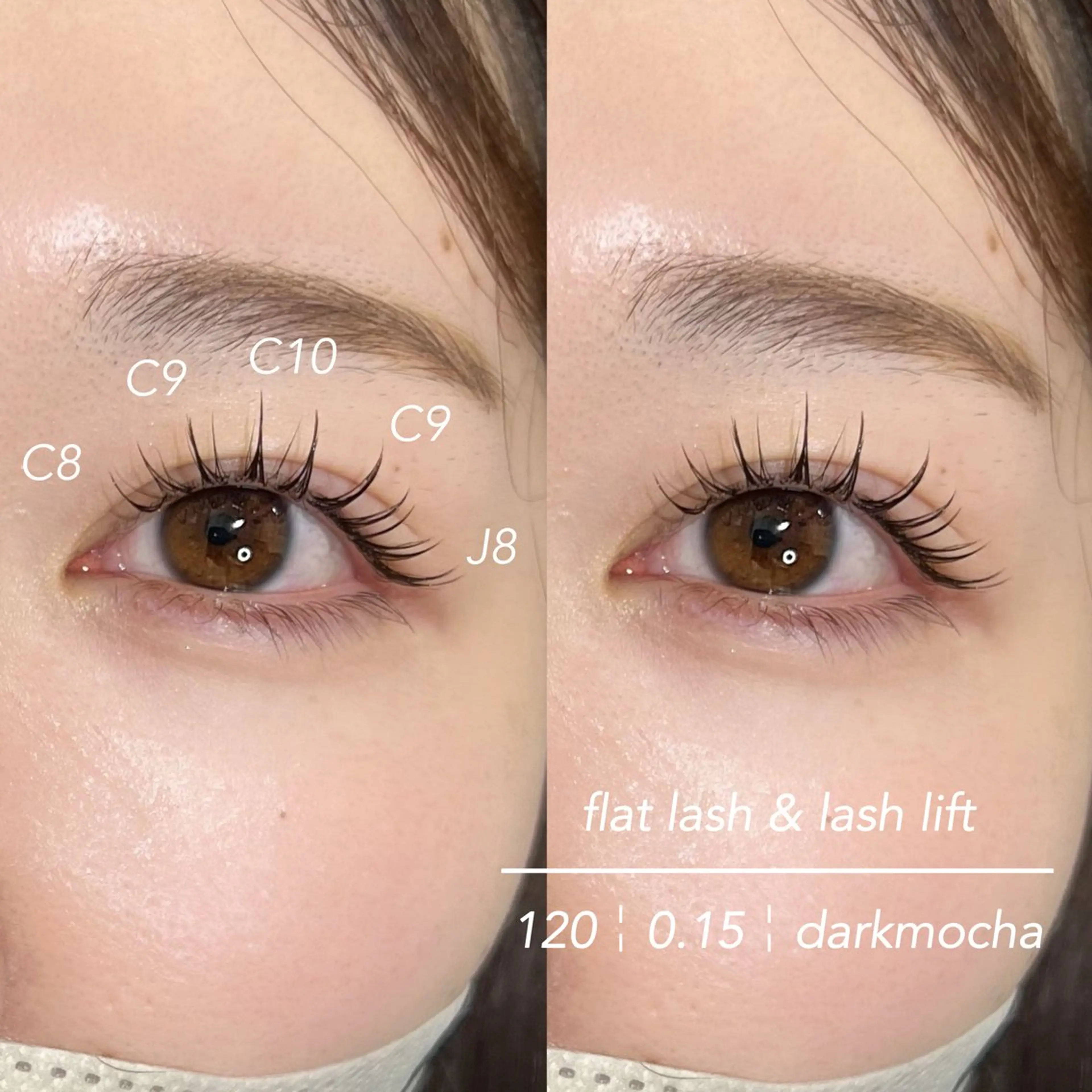 マツエク・マツパ ラッシュリフト高評価 /HITOMIのマツエク・マツパデザイン