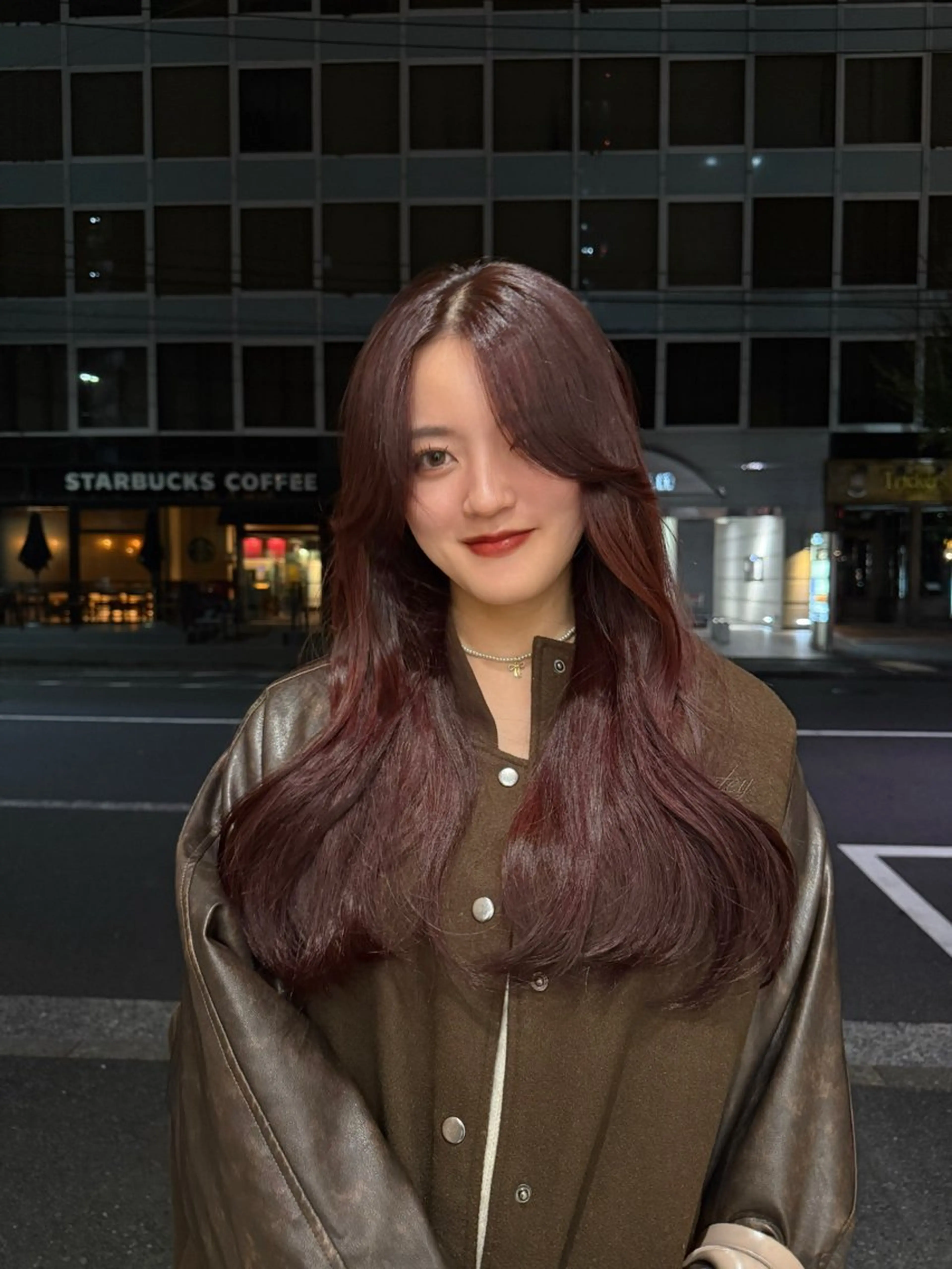 ロング カラー ヘアカラー yiye Aoyama所属・暖色カラー/白髪染め yiye＊ちさとのヘアスタイル