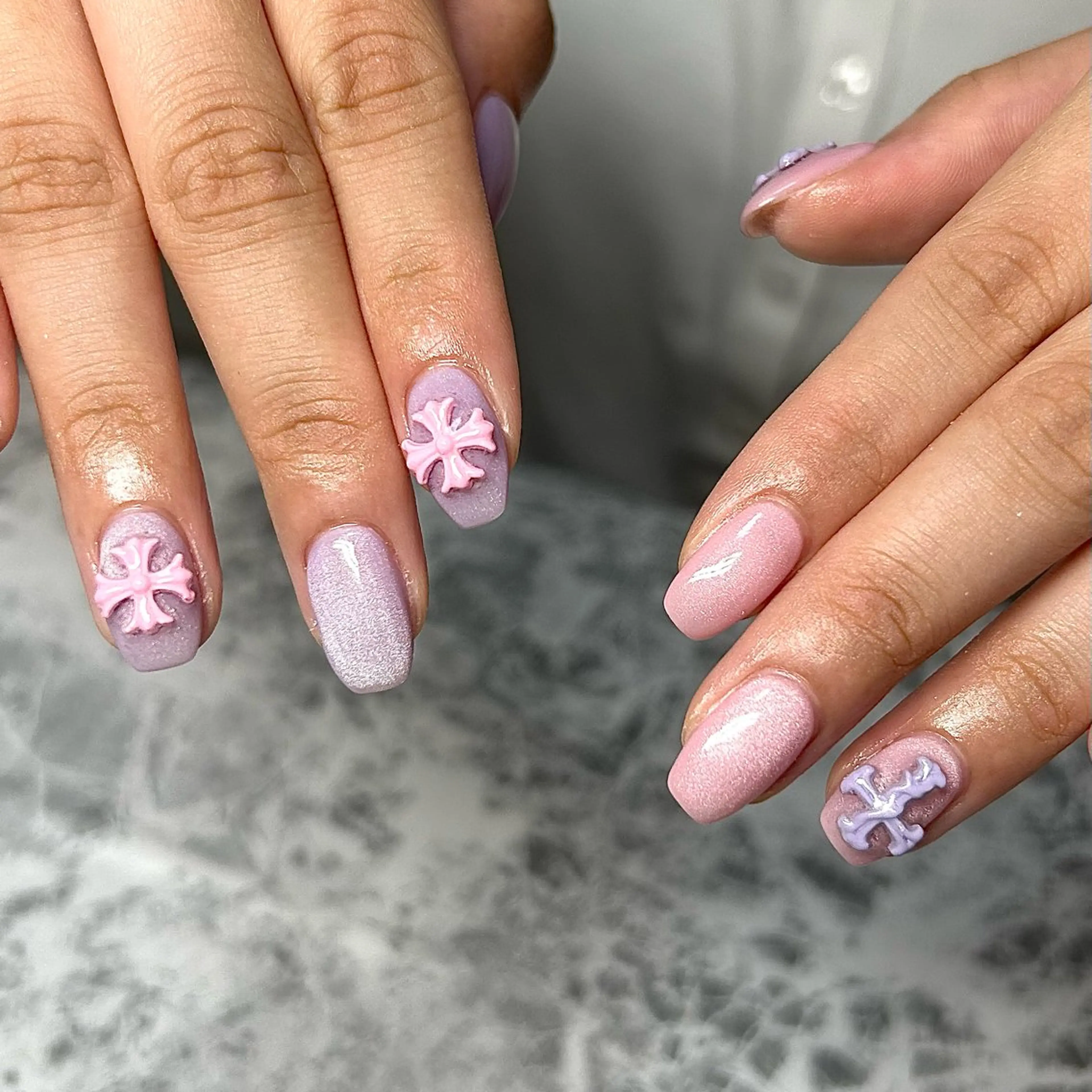 ネイル 韓国ネイル マグネットネイル 夏ネイル s sのネイルデザイン