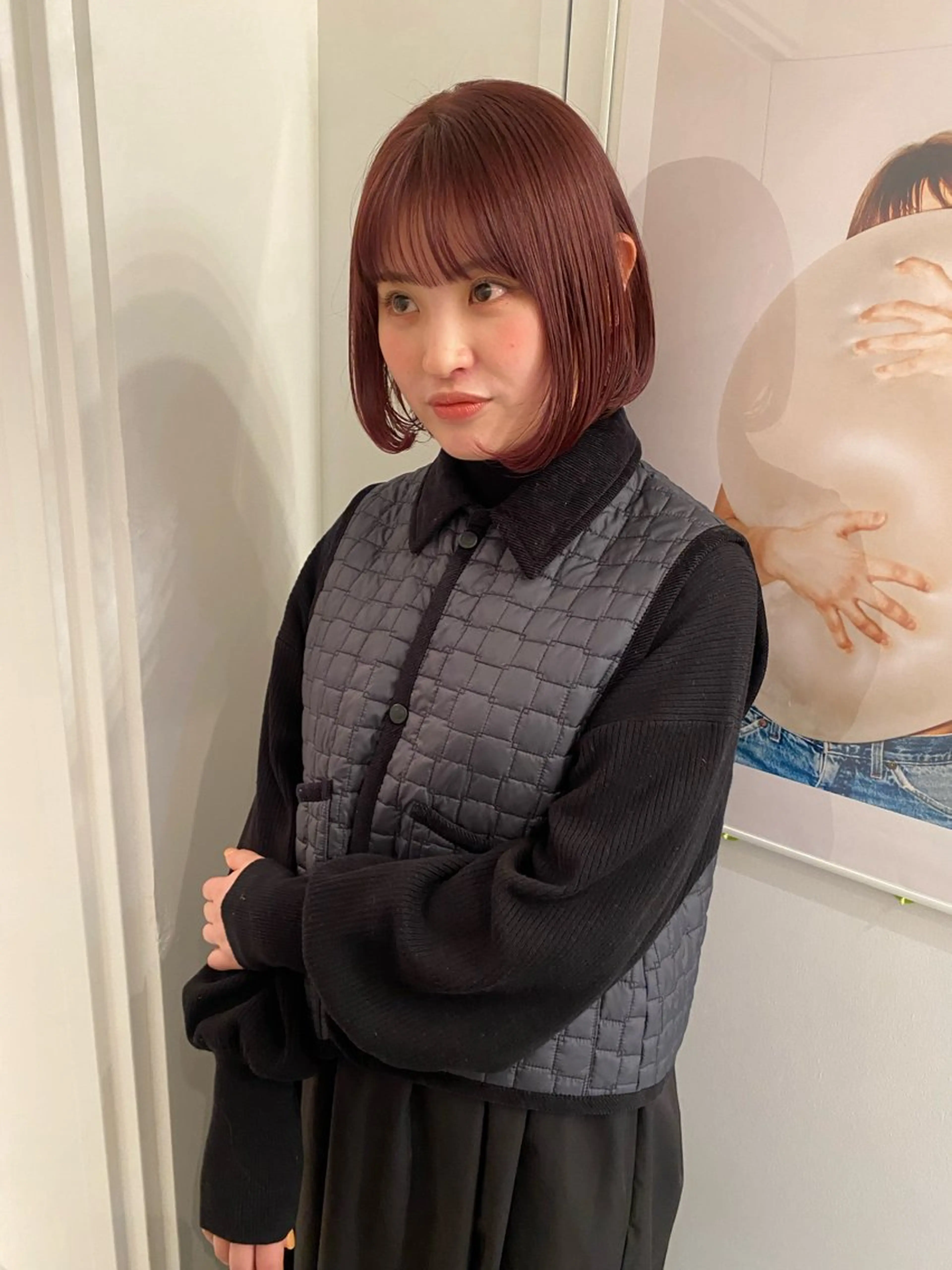 ショート カラー カット riria/ボブ /ブラウンカラー🎀のヘアスタイル