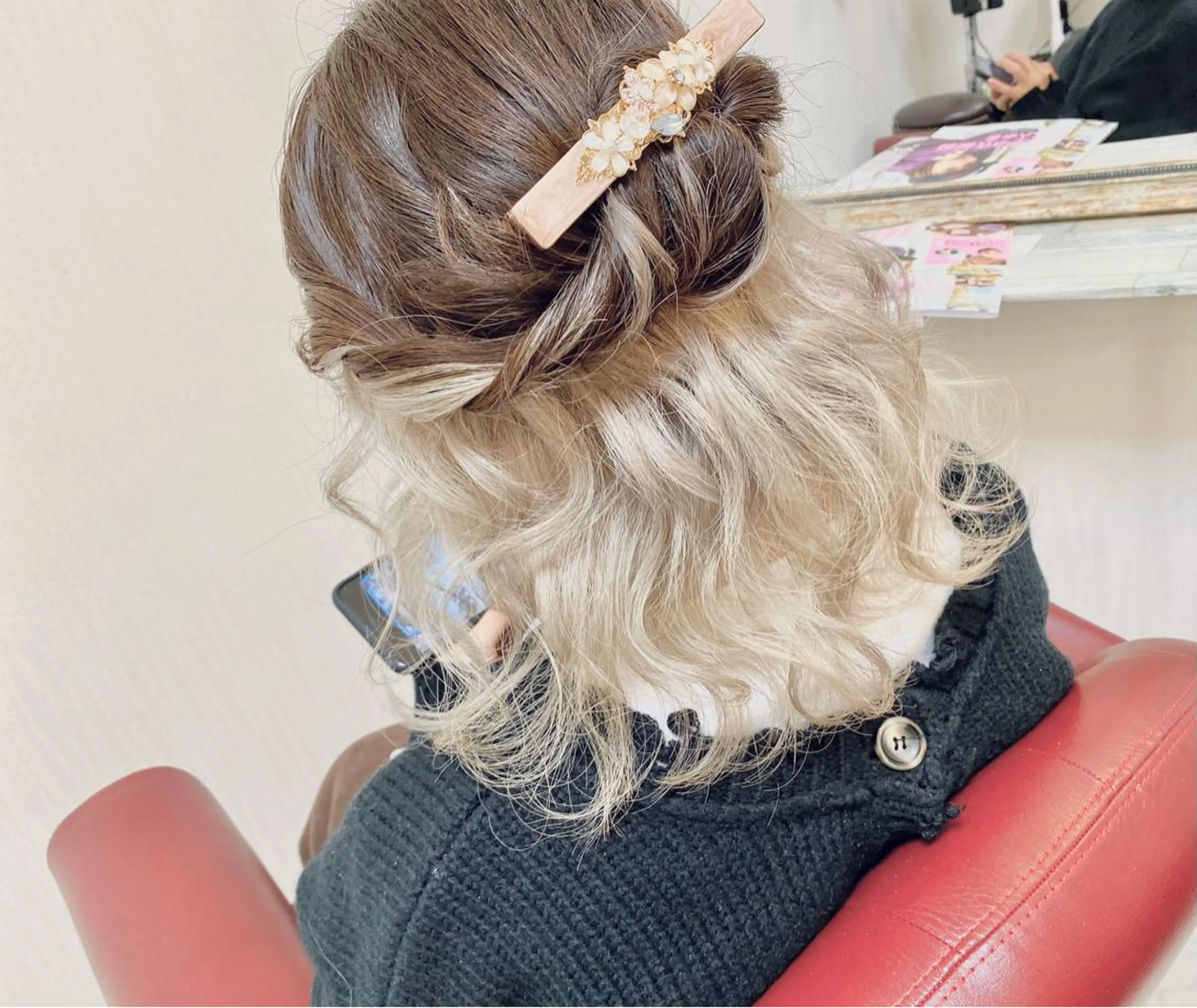 ミディアム カラー インナーカラー YURI ✨のヘアスタイル