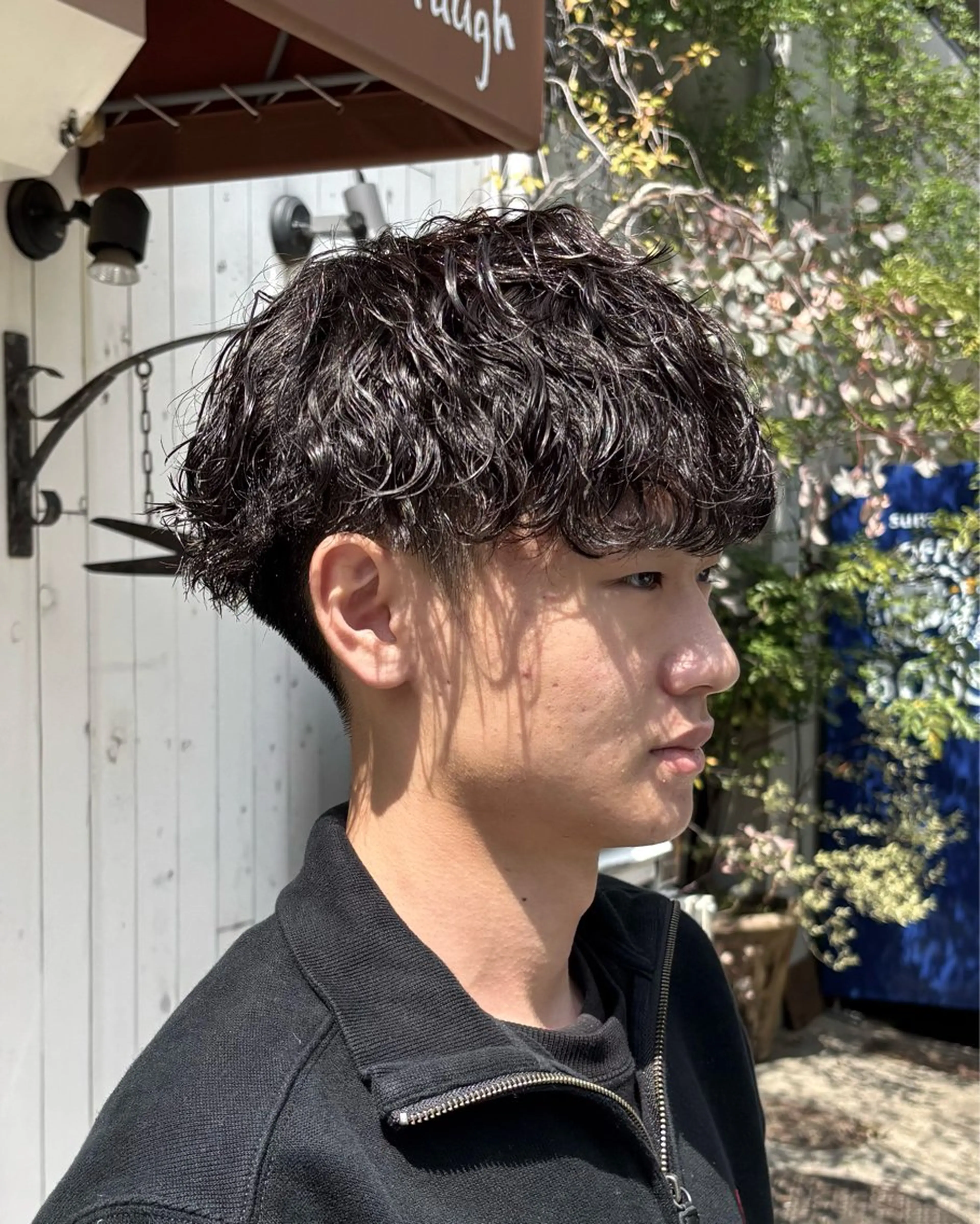 ミディアム パーマ メンズ 波巻きパーマ カット パーマ homme, famille raugh【オム・ファミーユ・ラグ】所属・【メンズ特化】パーマ /マッシュ/たいちのヘアスタイル